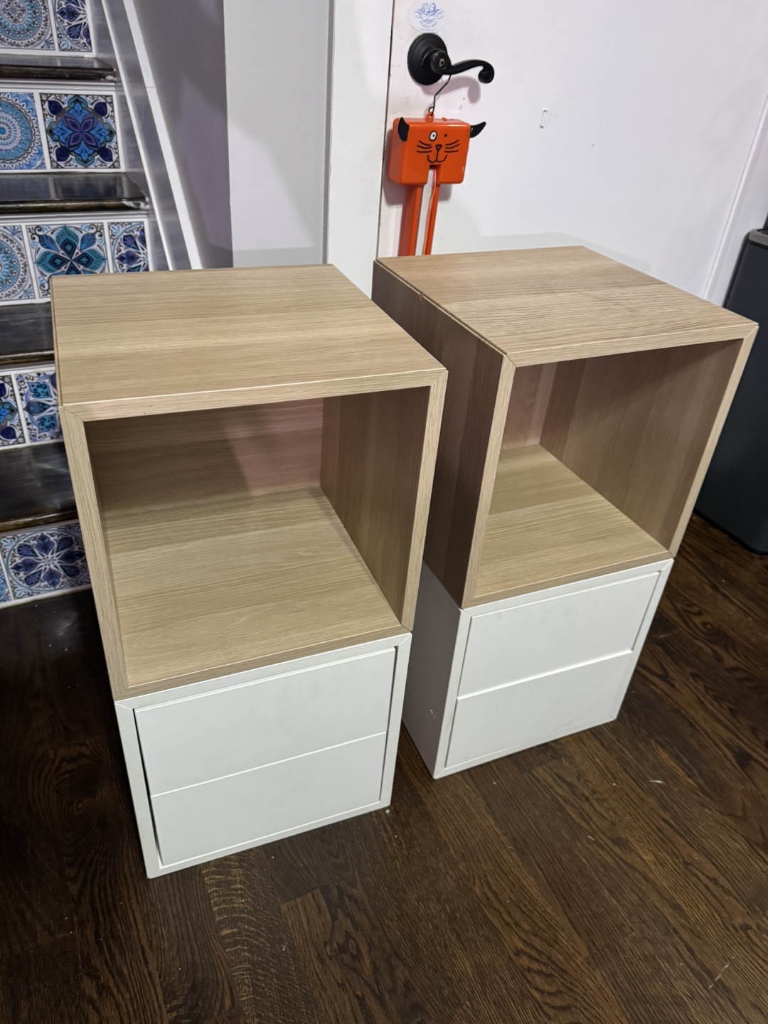 IKEA EKET floating storage cubes