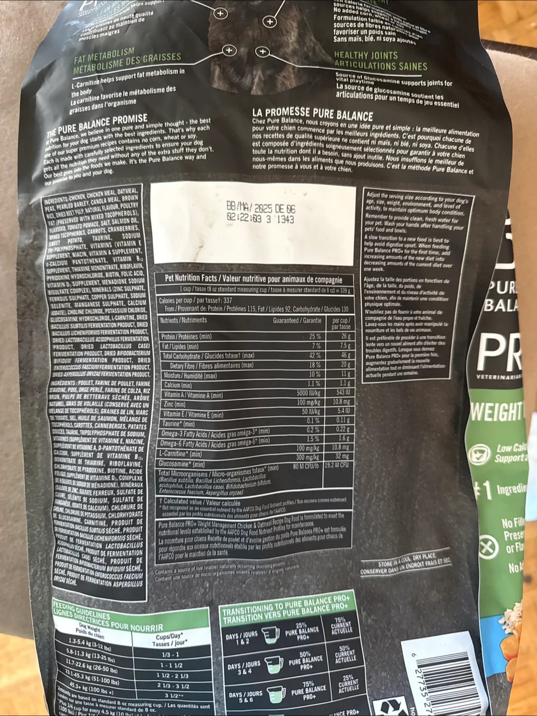 Pure Balance Pro Weight Management Dog Food - 2.5 kg image indicator(2)