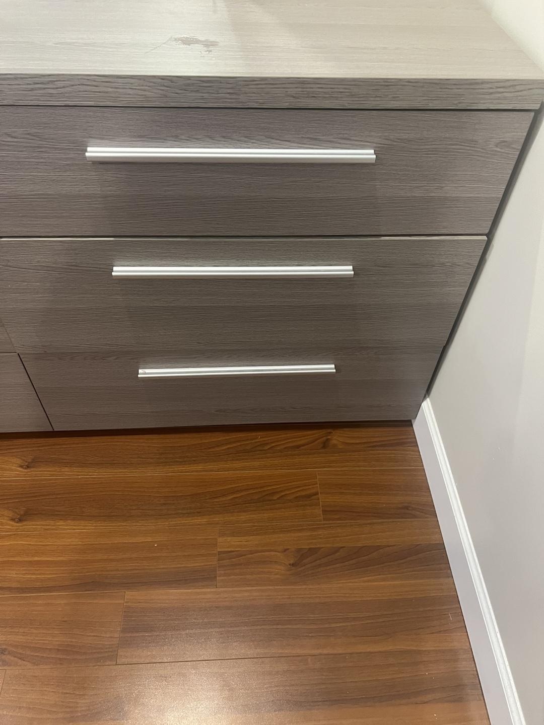 6 drawer Grey Dresser with Mirror - photo 4