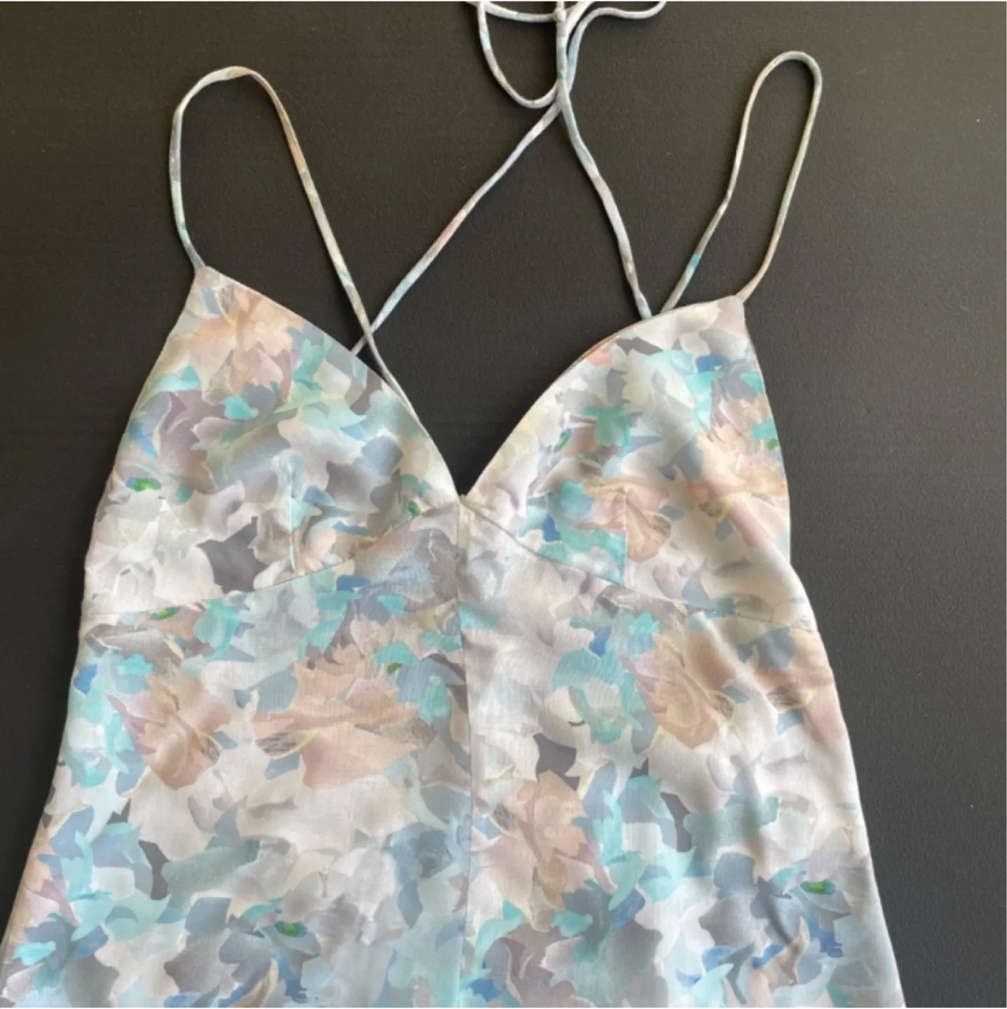 Pastel floral romper size small image indicator(3)