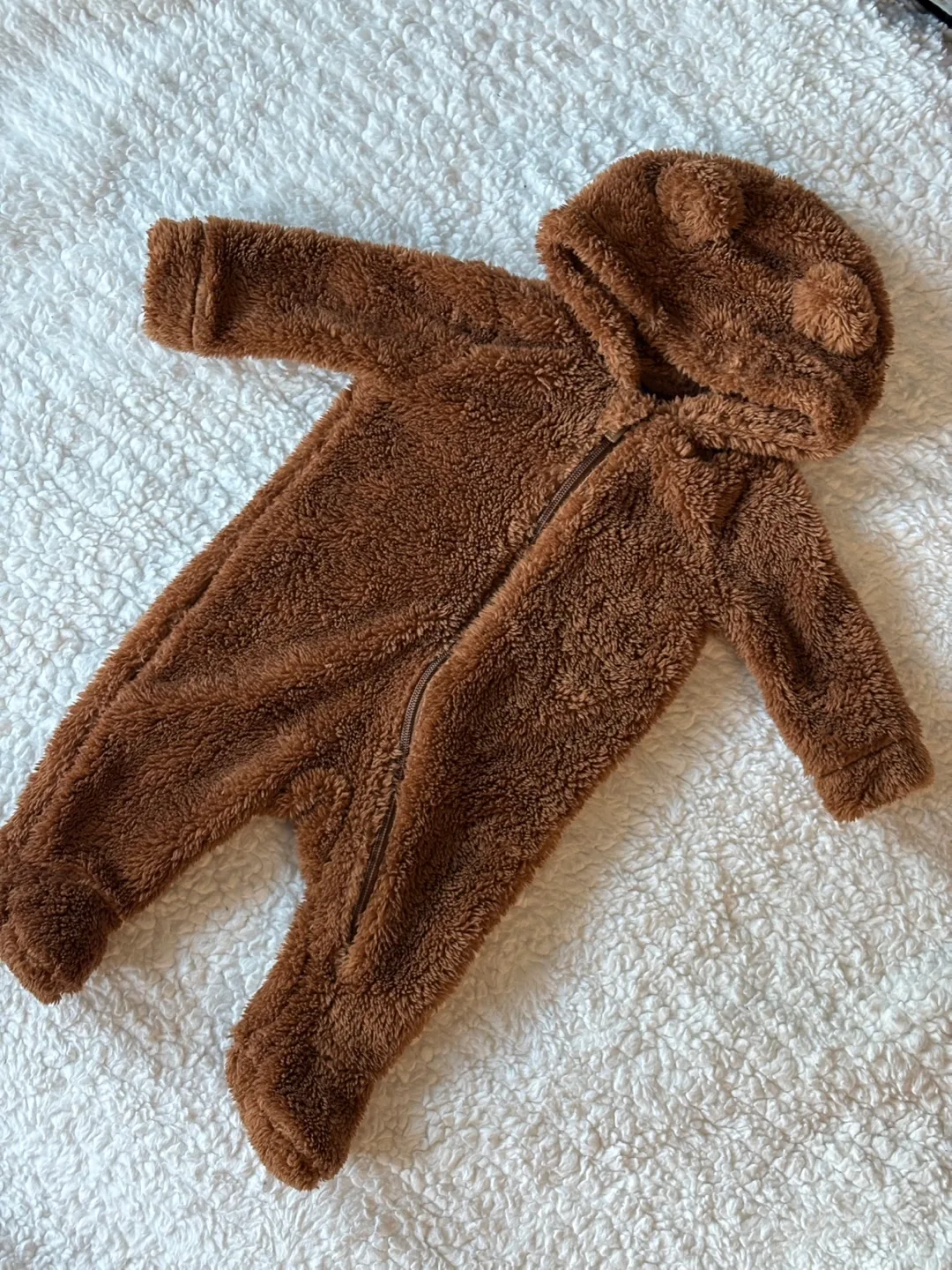 Cozy Bear Onesie - 3-6 Months thumbnail