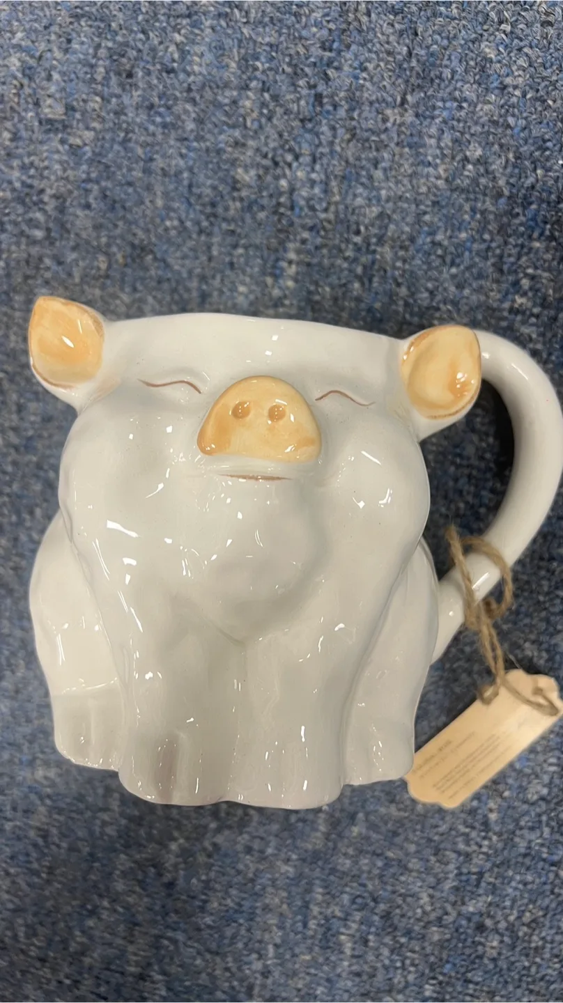 🥕Figural Pig Mug - 20 fl oz thumbnail
