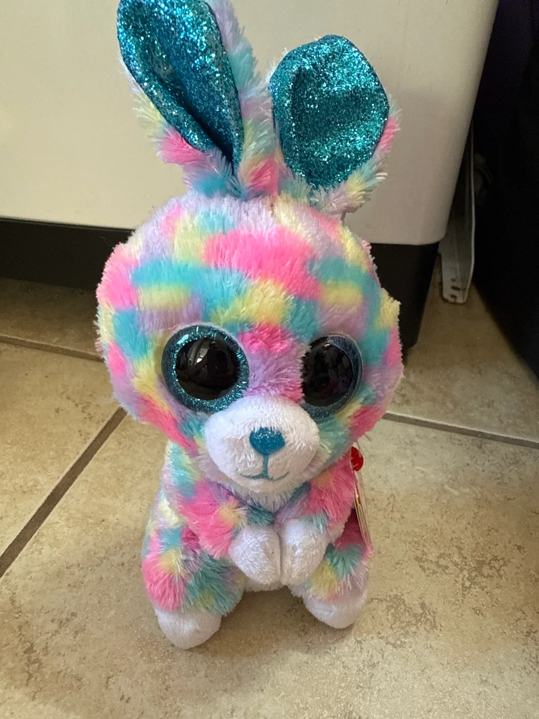 Ty Beanie Boos Rainbow Bunny Plush thumbnail
