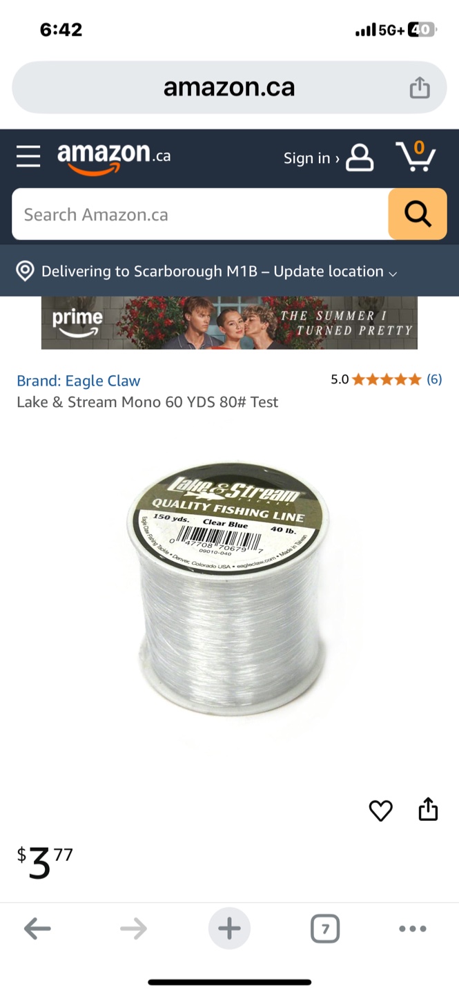 Lake & Stream Fishing Line (4 Spools) - photo 2