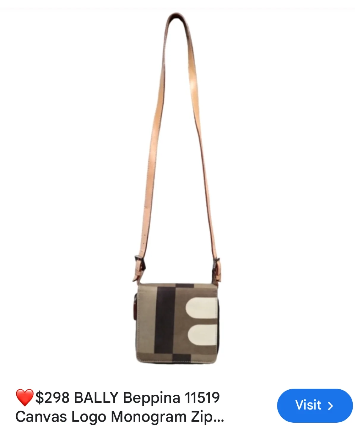 Bally Leather Shoulder Bag thumbnail