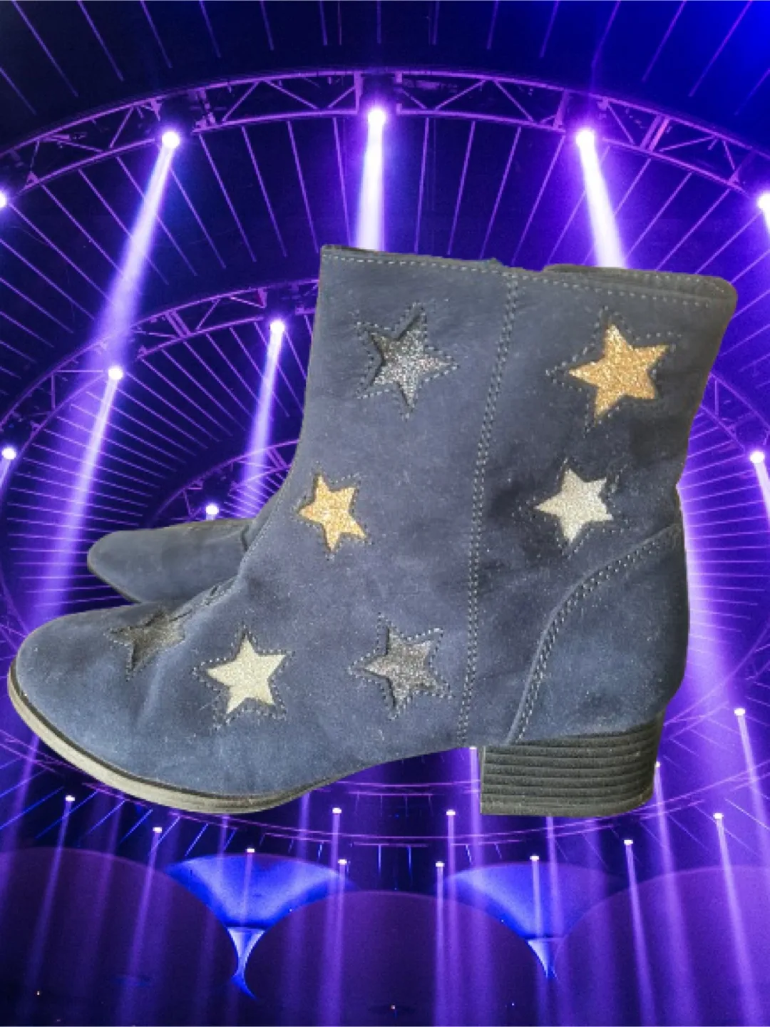 Navy Star Ankle Boots 🇨🇦 thumbnail
