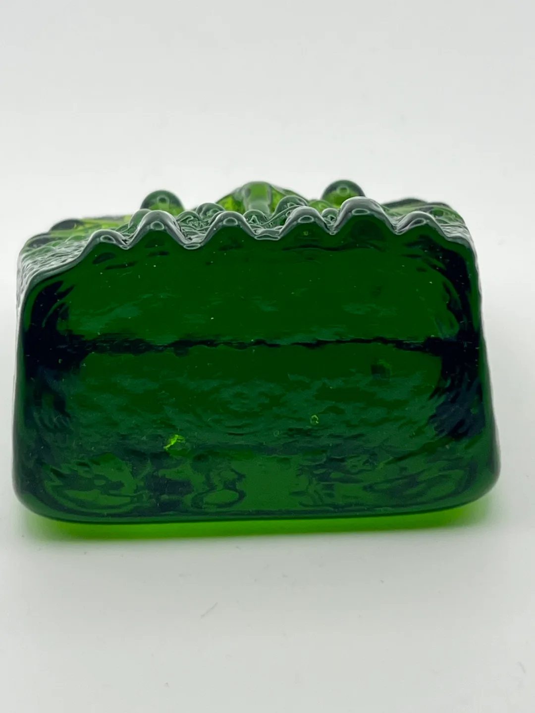 Blenko Green Glass Owl Sculpture image indicator(5)