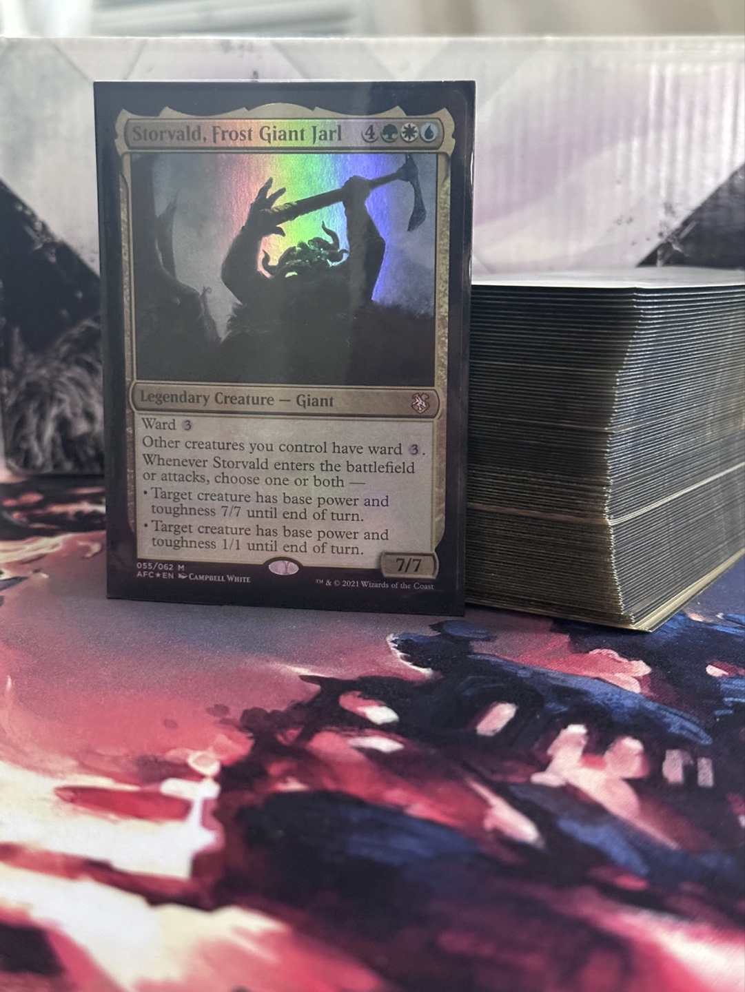 Storvald Frost Giant Jarl- Commander Deck