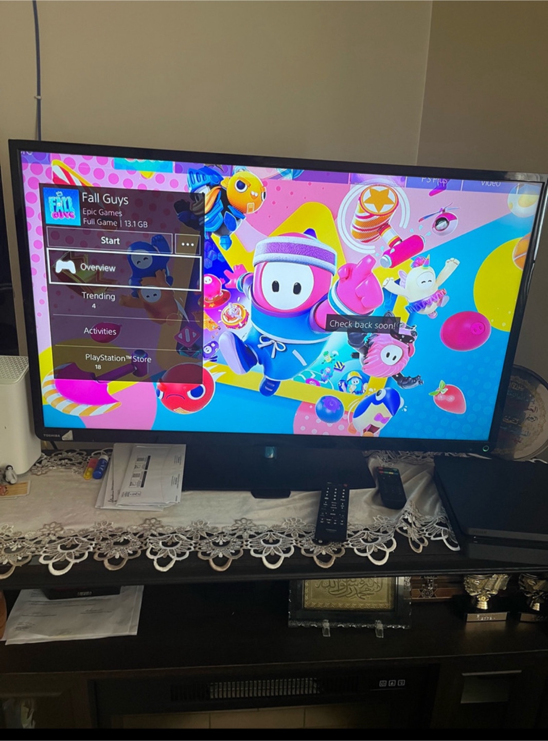 PlayStation 4 Console with Controller