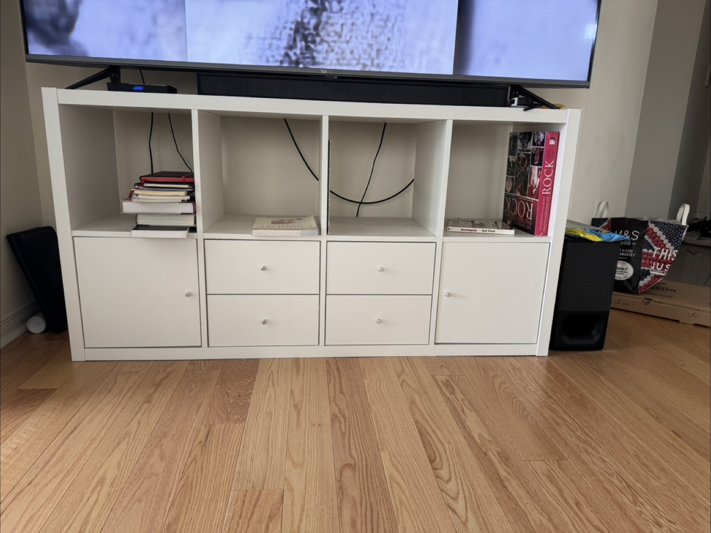IKEA Kallax Shelf Unit with Doors & Drawers
