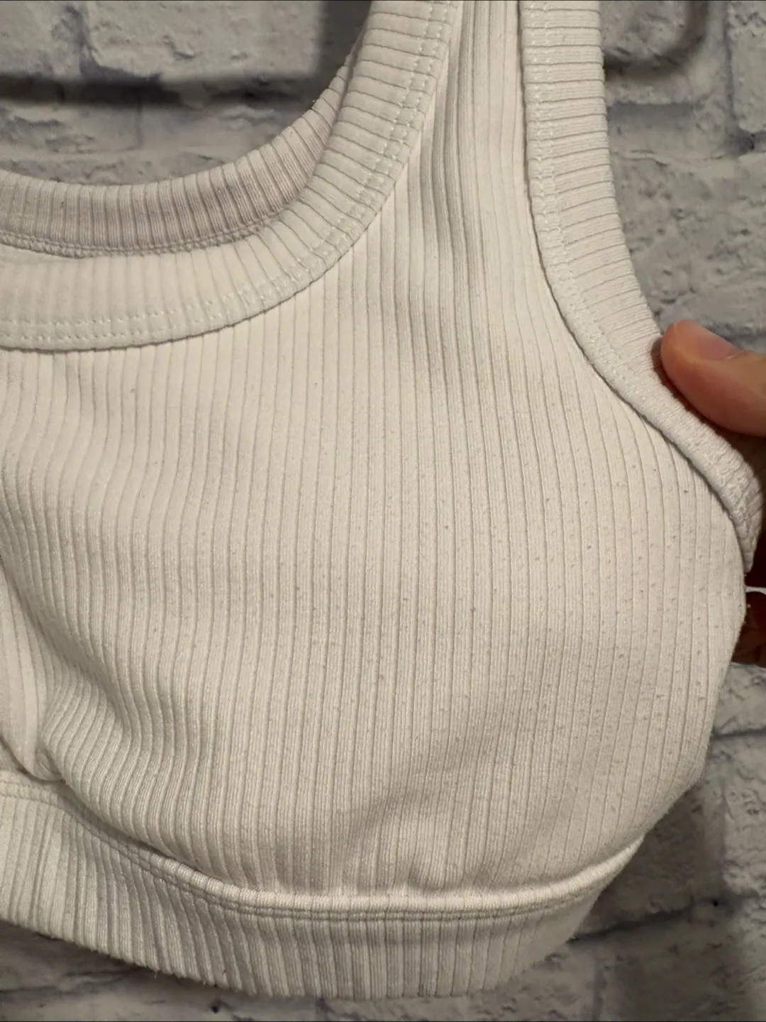 ALO Yoga Wellness Bra - White Small image indicator(7)