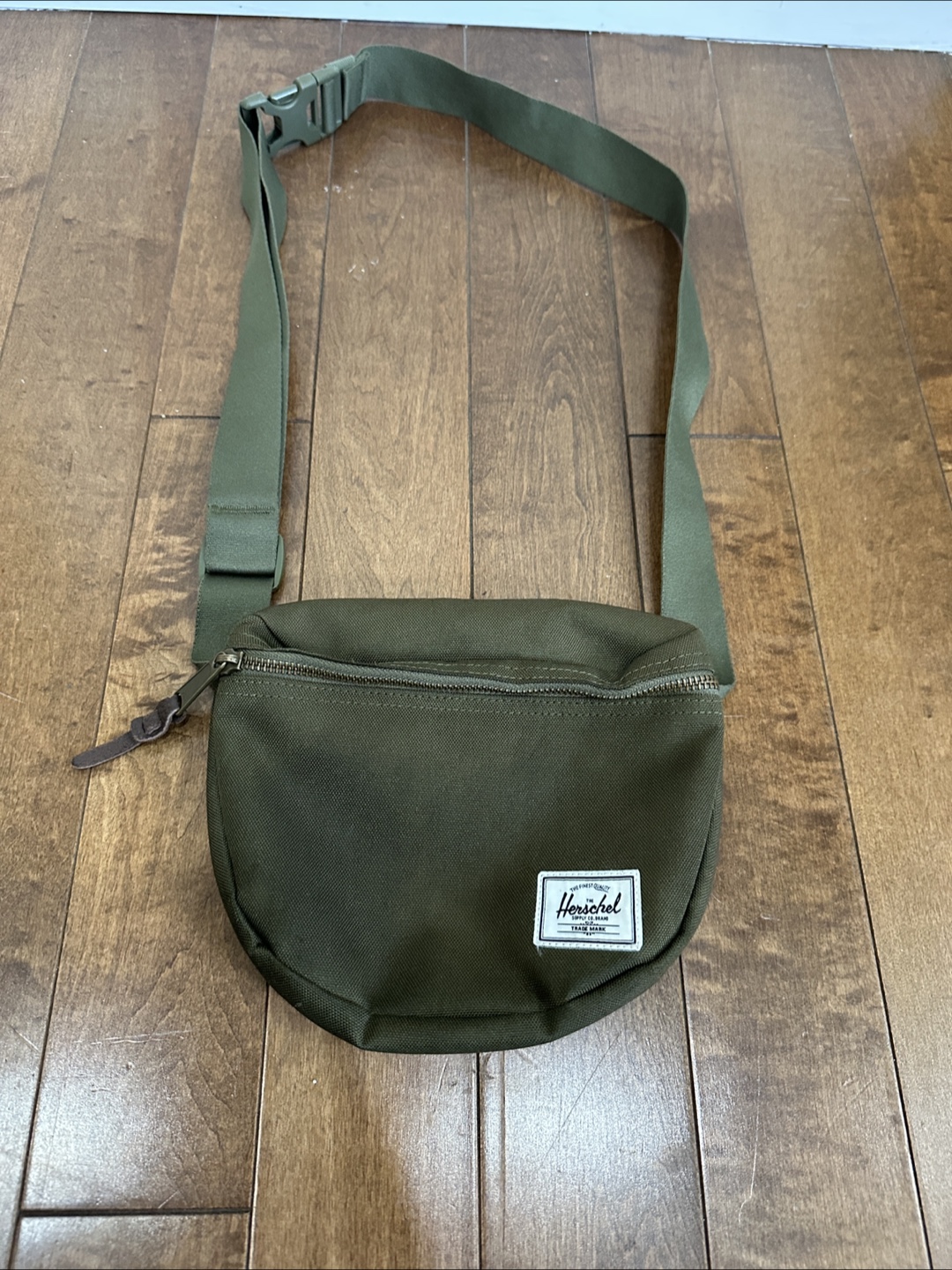 Herschel Side Bag – Green Utility Style – Great Condition