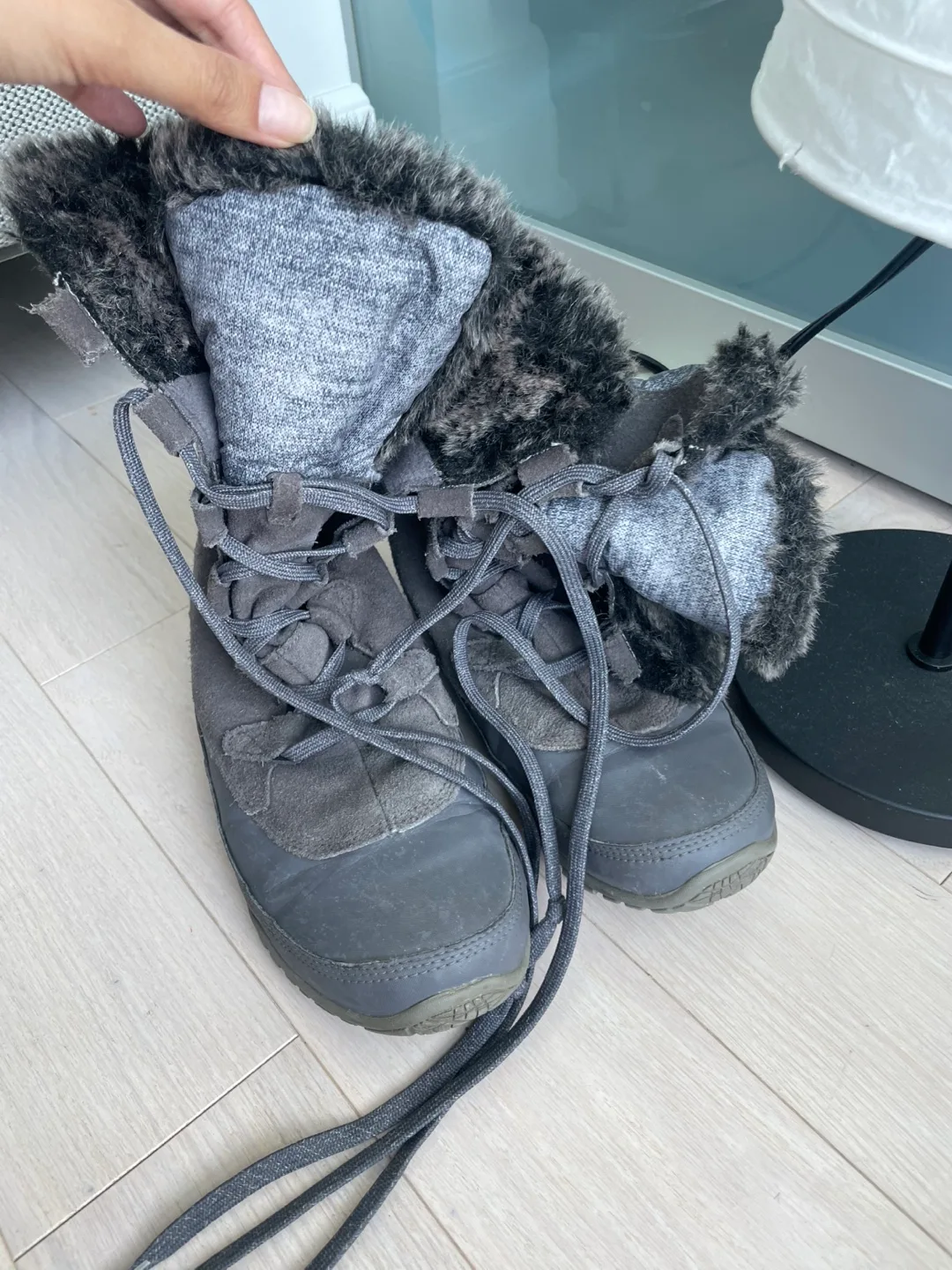 The North Face Grey Winter Boots - 9 thumbnail