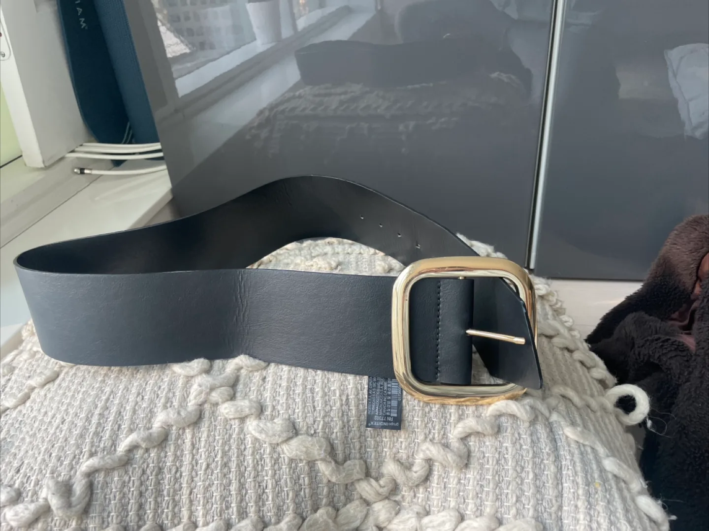 Zara Black Belt Size 85 thumbnail