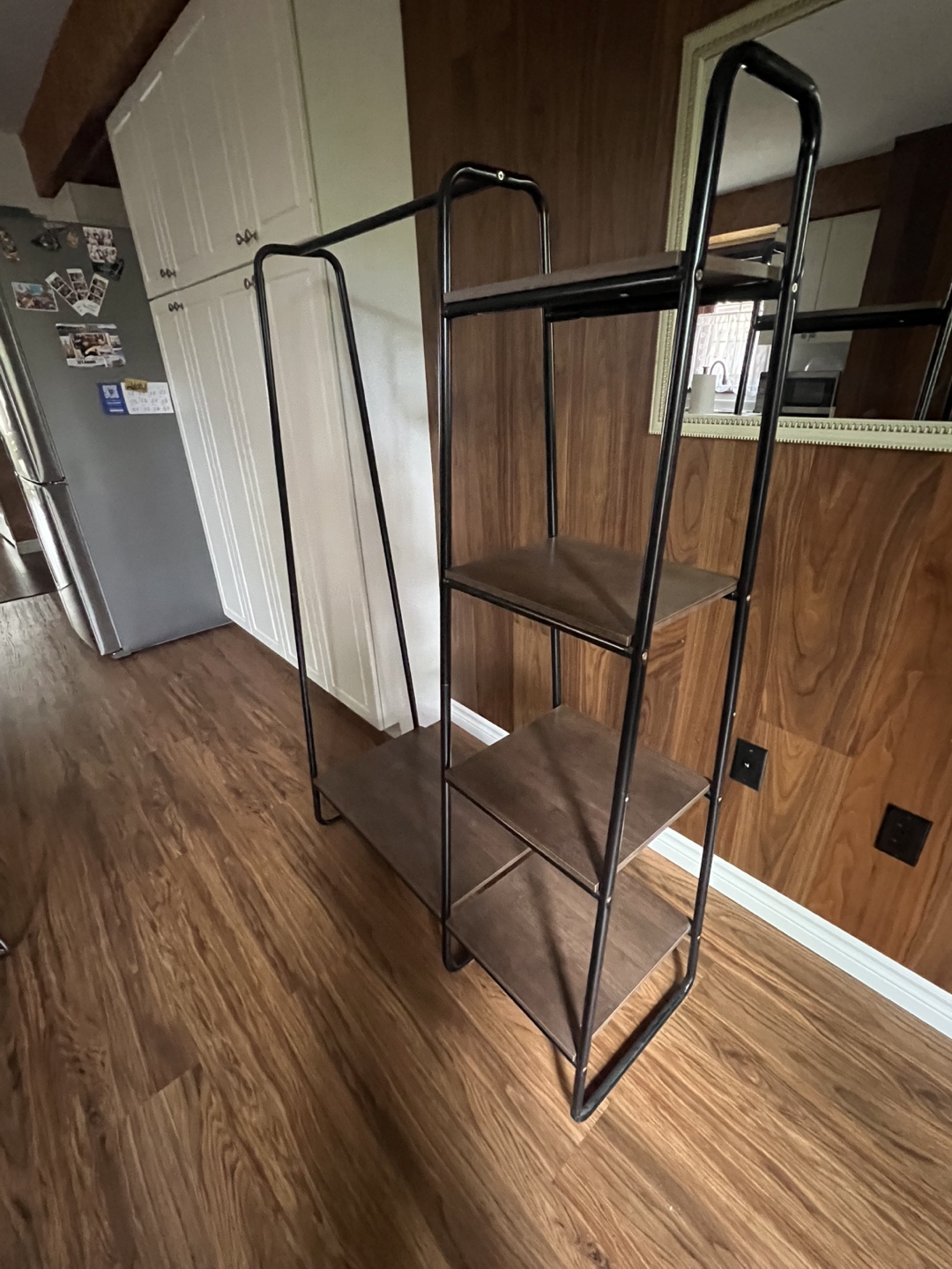 Clothing Rack with Shelves