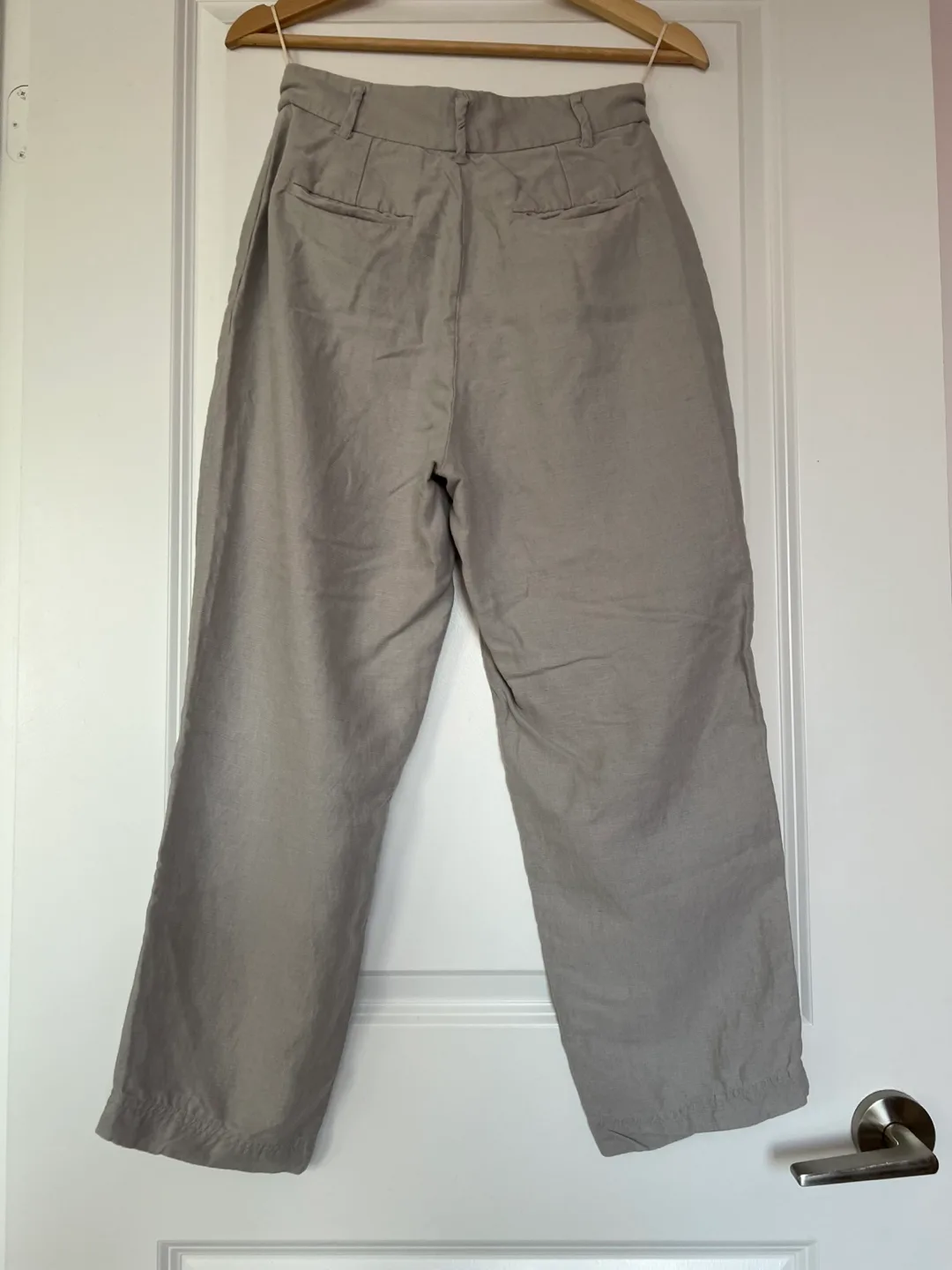 Wilfred Grey Linen Blend Pants - Size 4 image indicator(2)