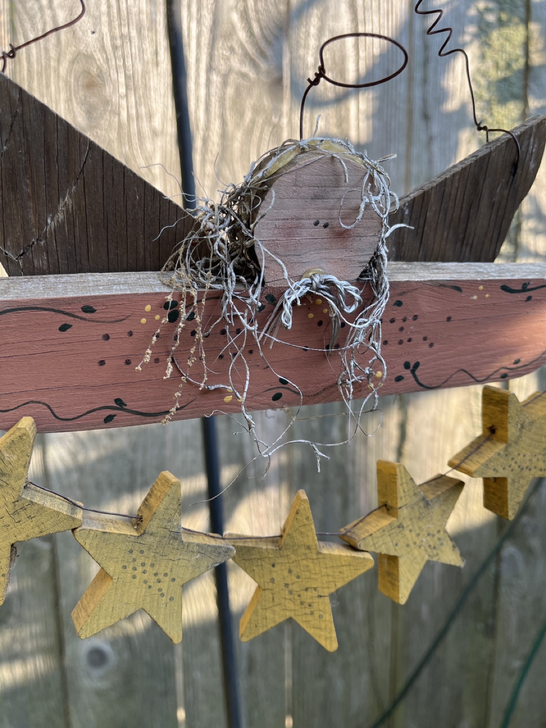 Wooden Angel Decoration - photo 2