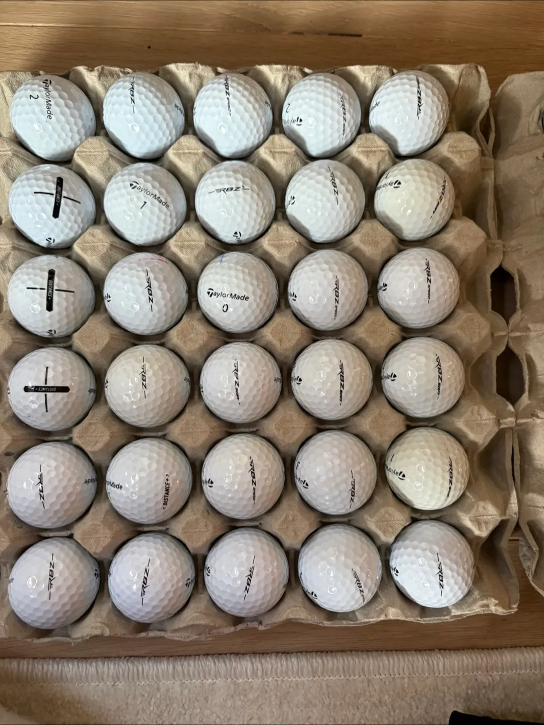 Taylormade golf balls - assorted lot thumbnail
