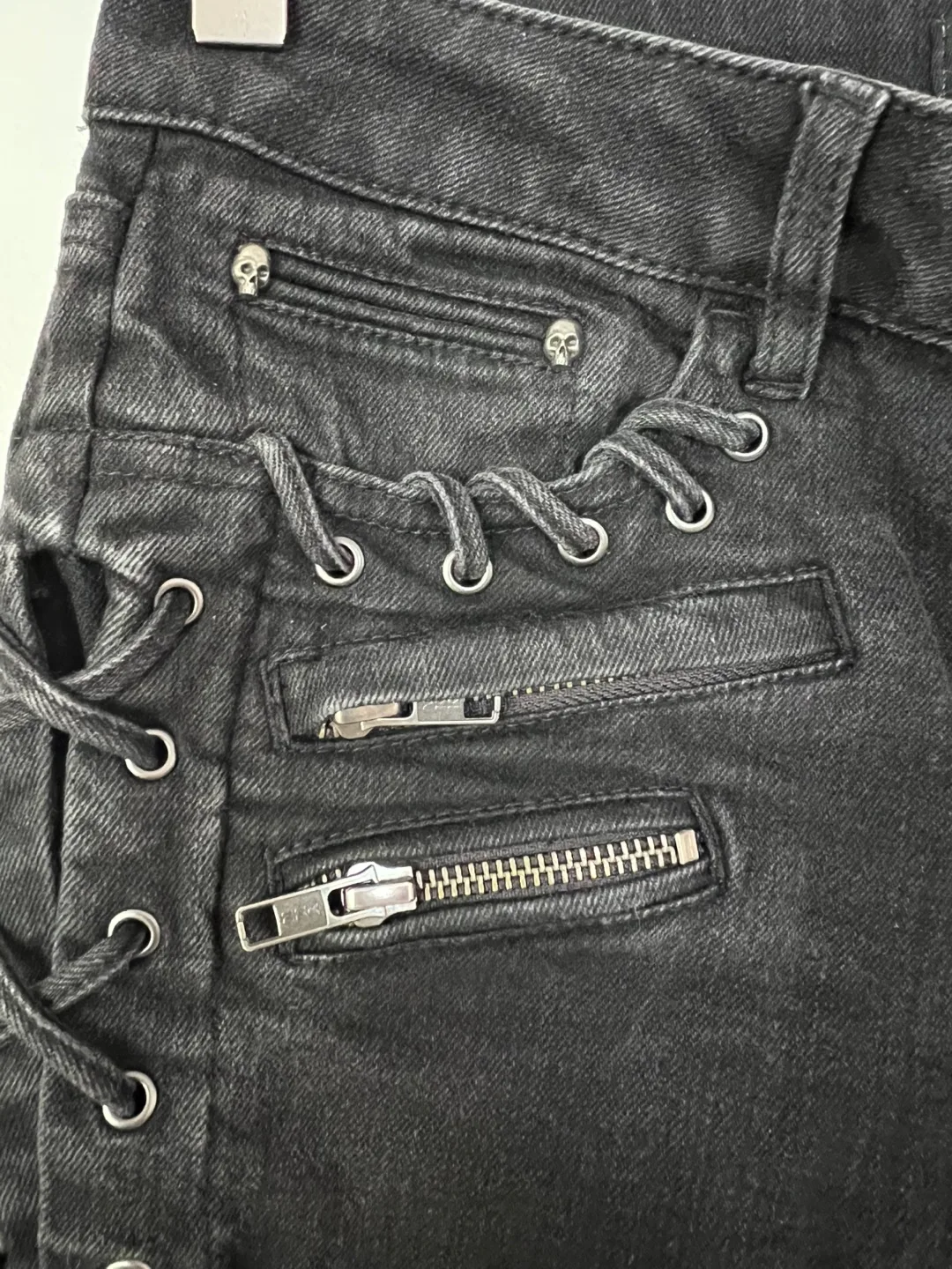 The Kooples Black Skinny Jeans, Size 27 image indicator(4)