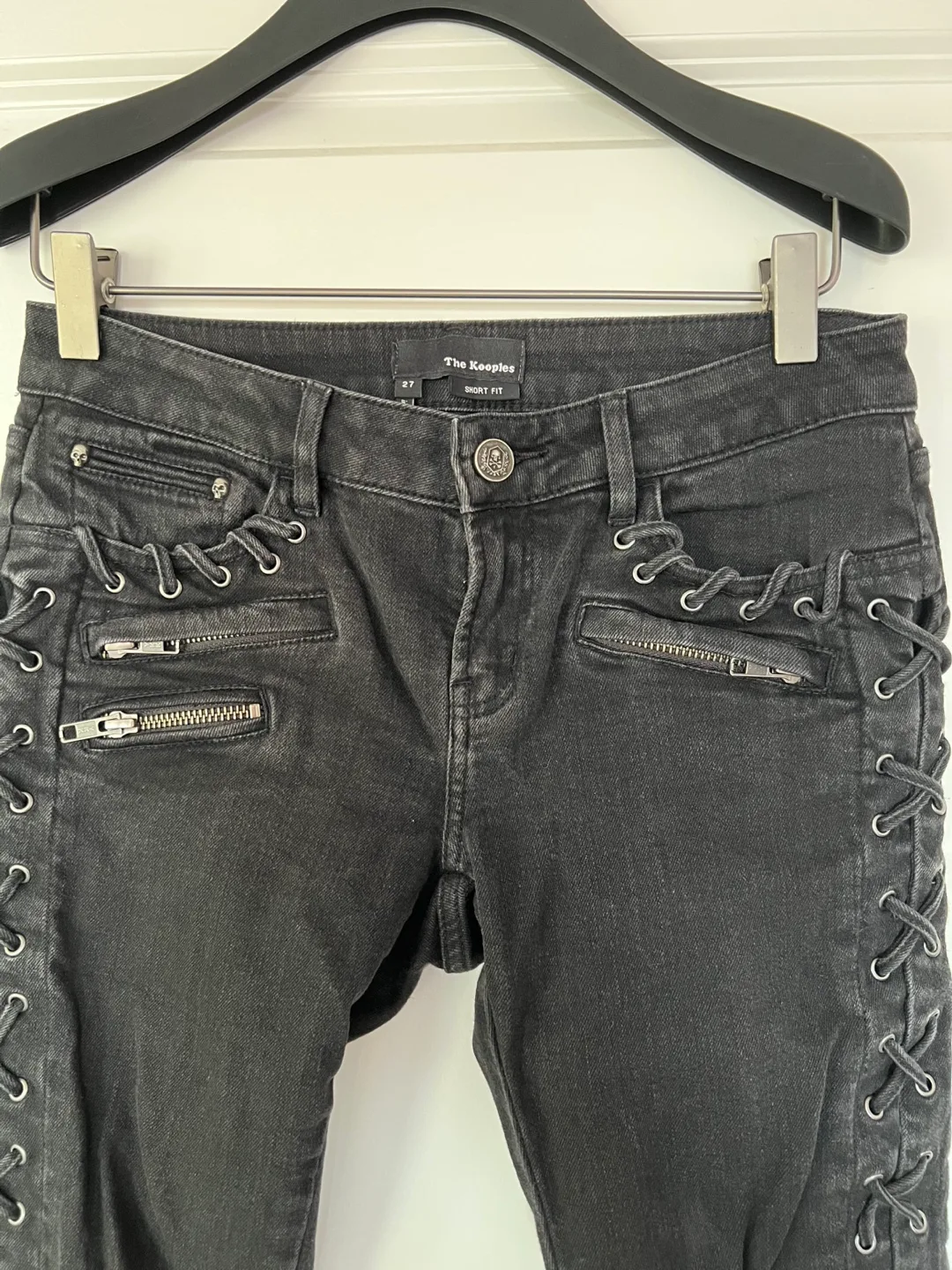 The Kooples Black Skinny Jeans, Size 27 image indicator(3)