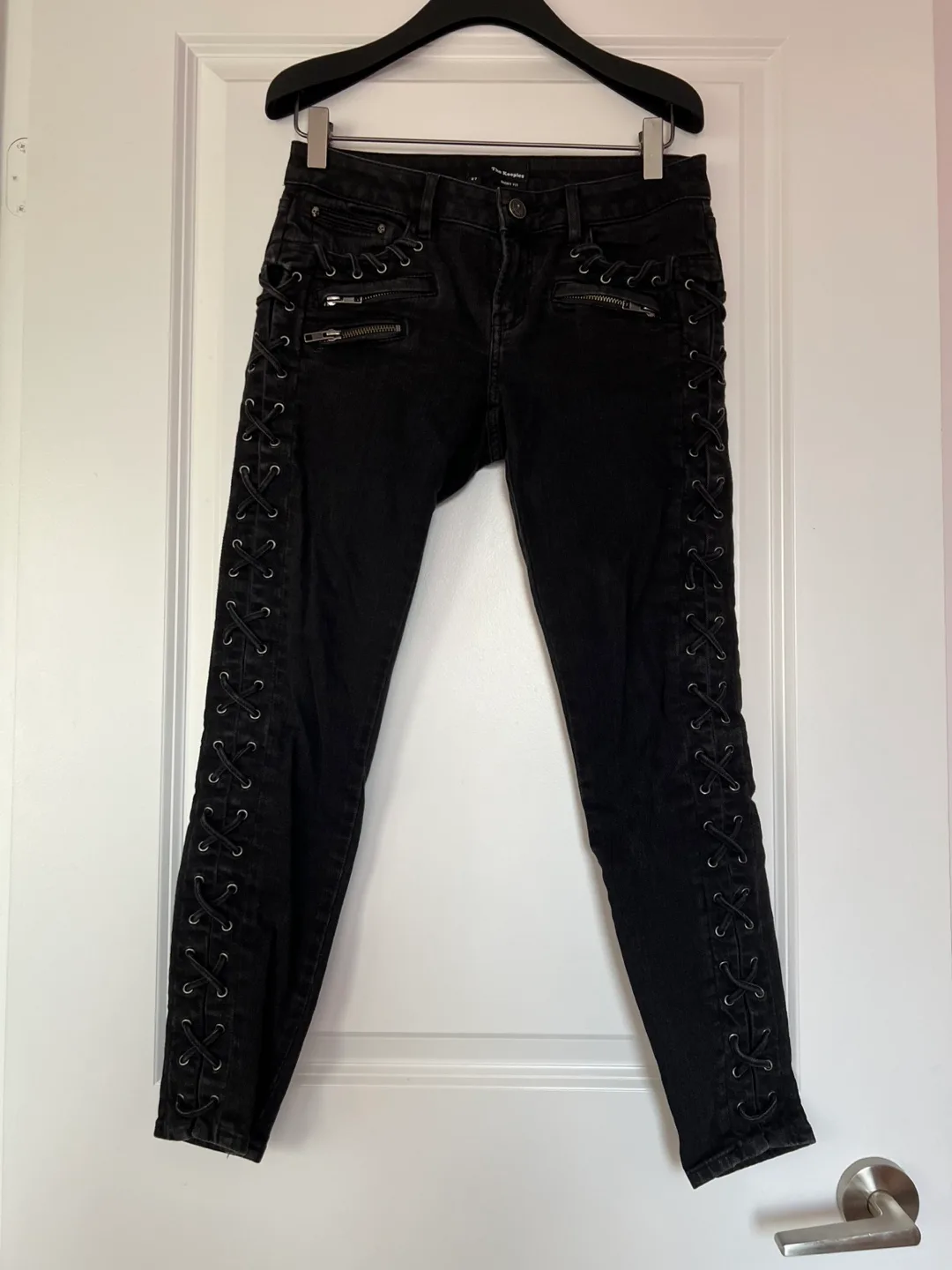 The Kooples Black Skinny Jeans, Size 27 thumbnail