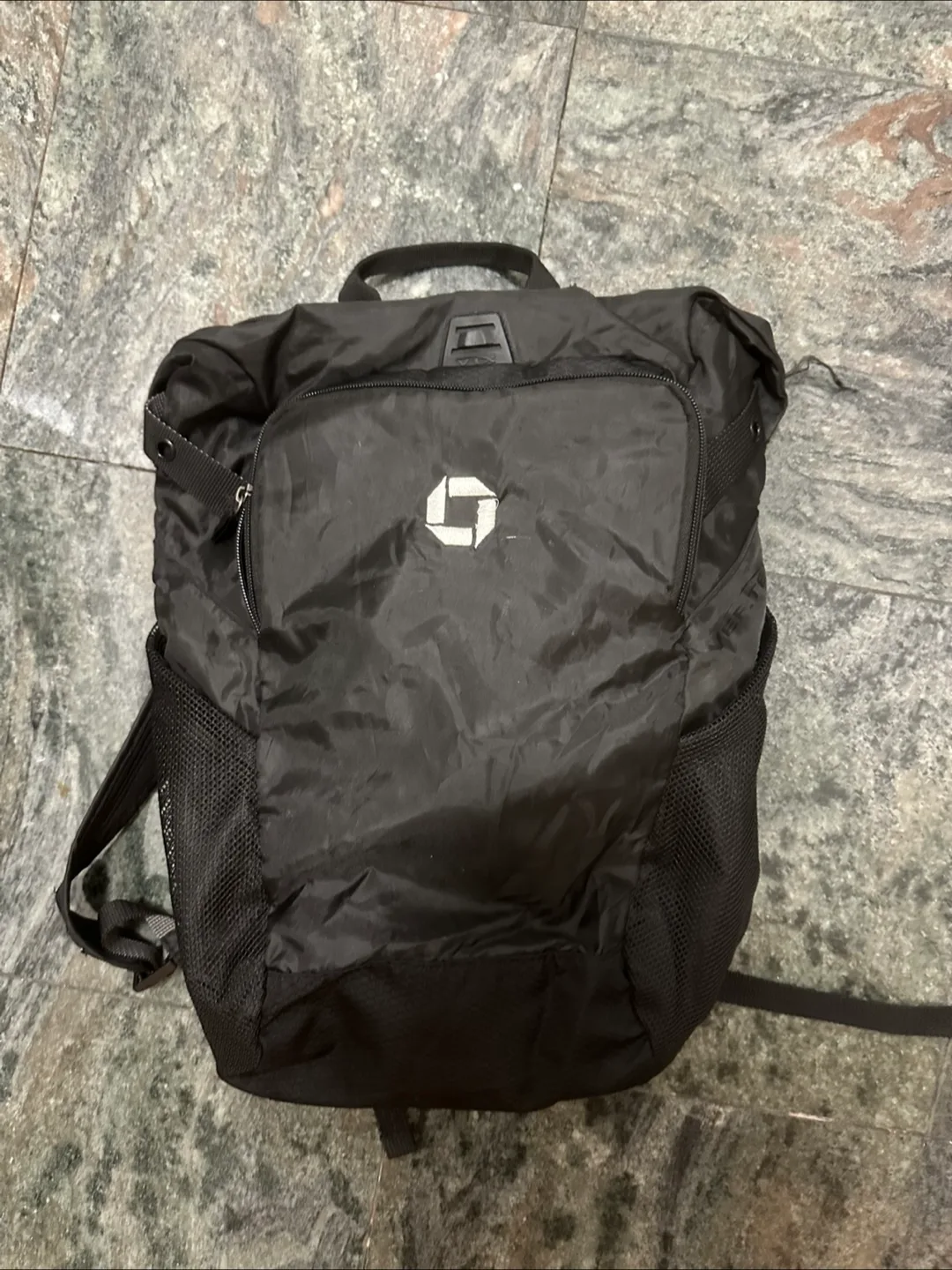 Black Foldable Backpack thumbnail