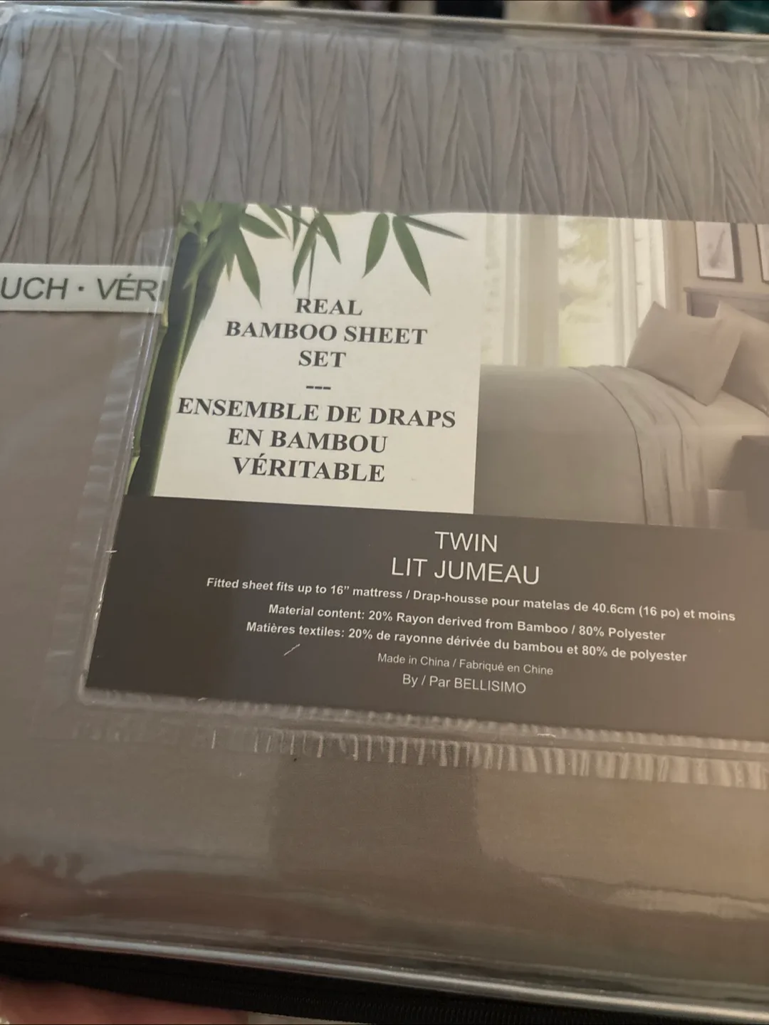 Bellisimo Real Bamboo Twin Sheet Set - New thumbnail