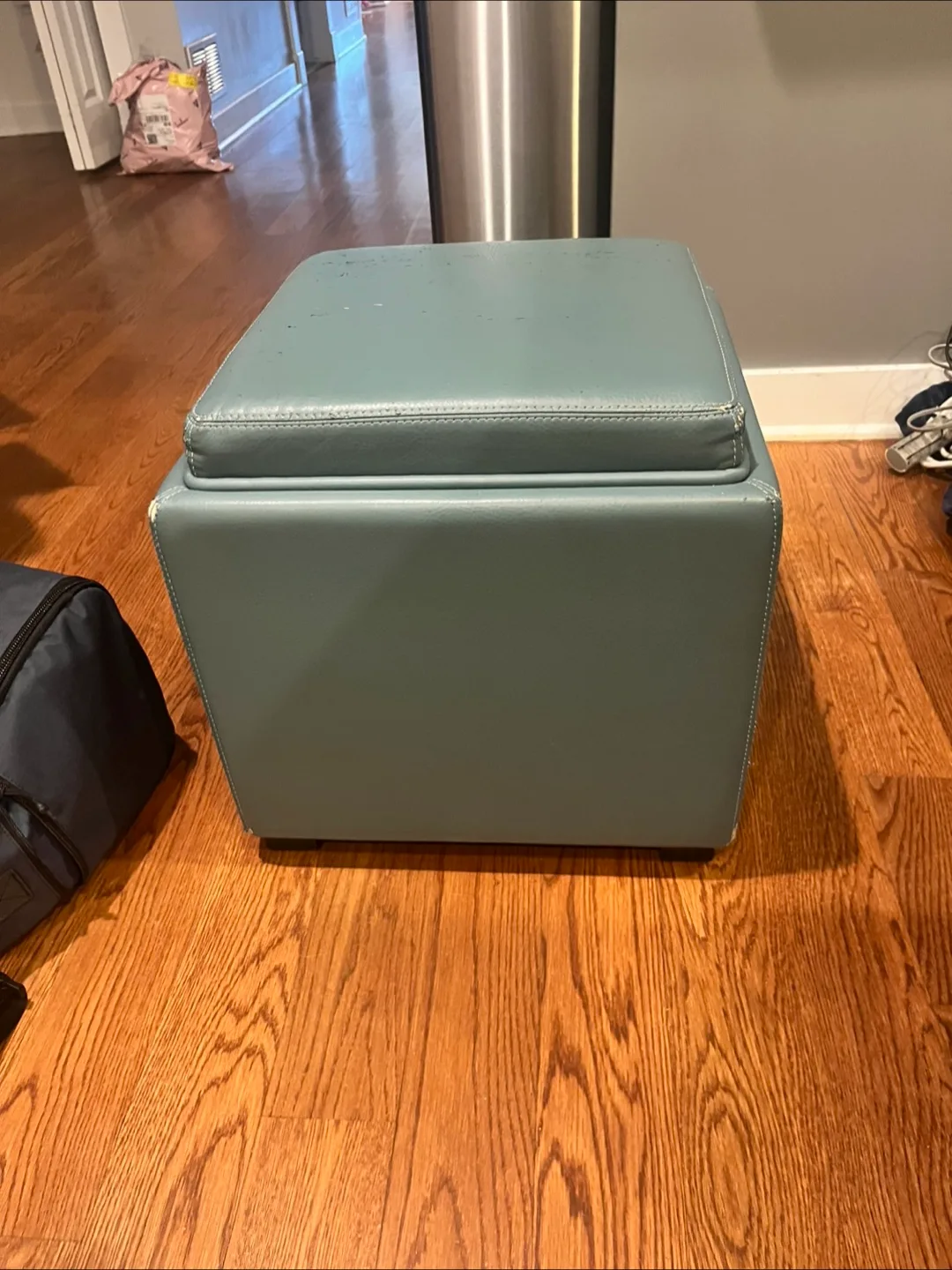 Crate & Barrel Ottoman with Storage thumbnail