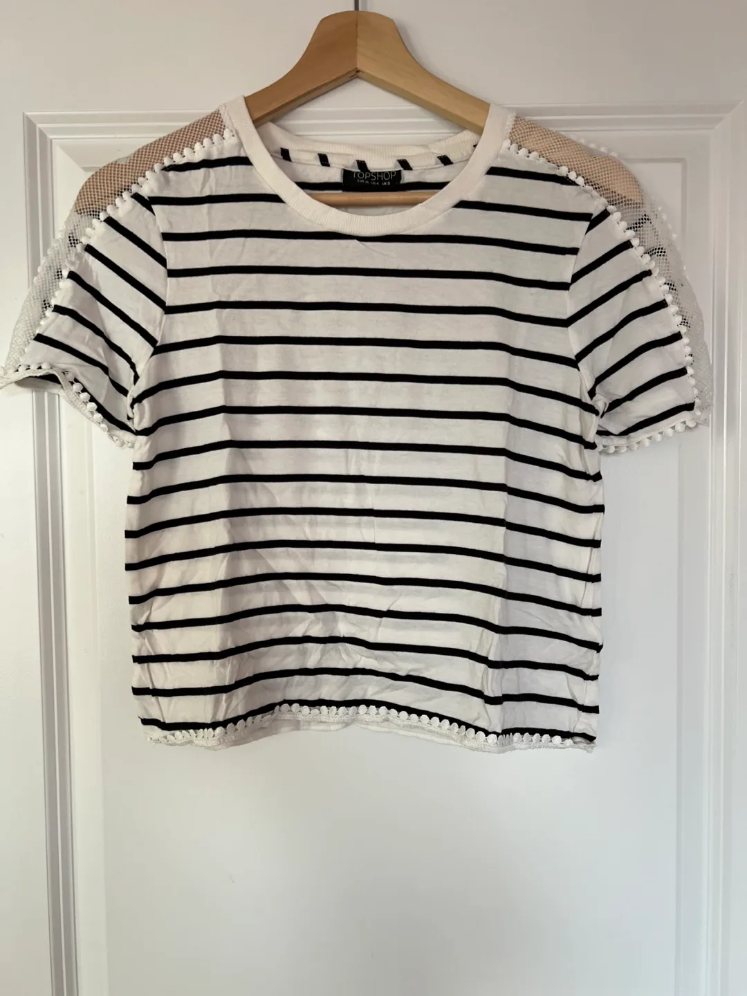 Topshop Striped Tee - Size US 4 thumbnail