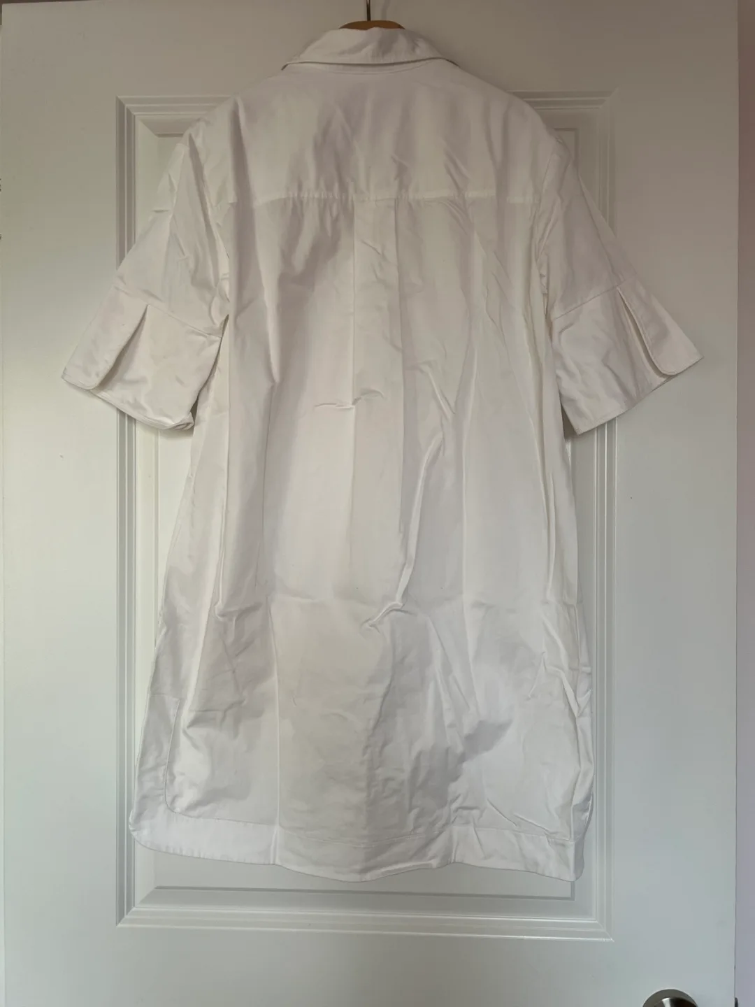 Club Monaco White Cotton Blend Dress size 4 image indicator(2)