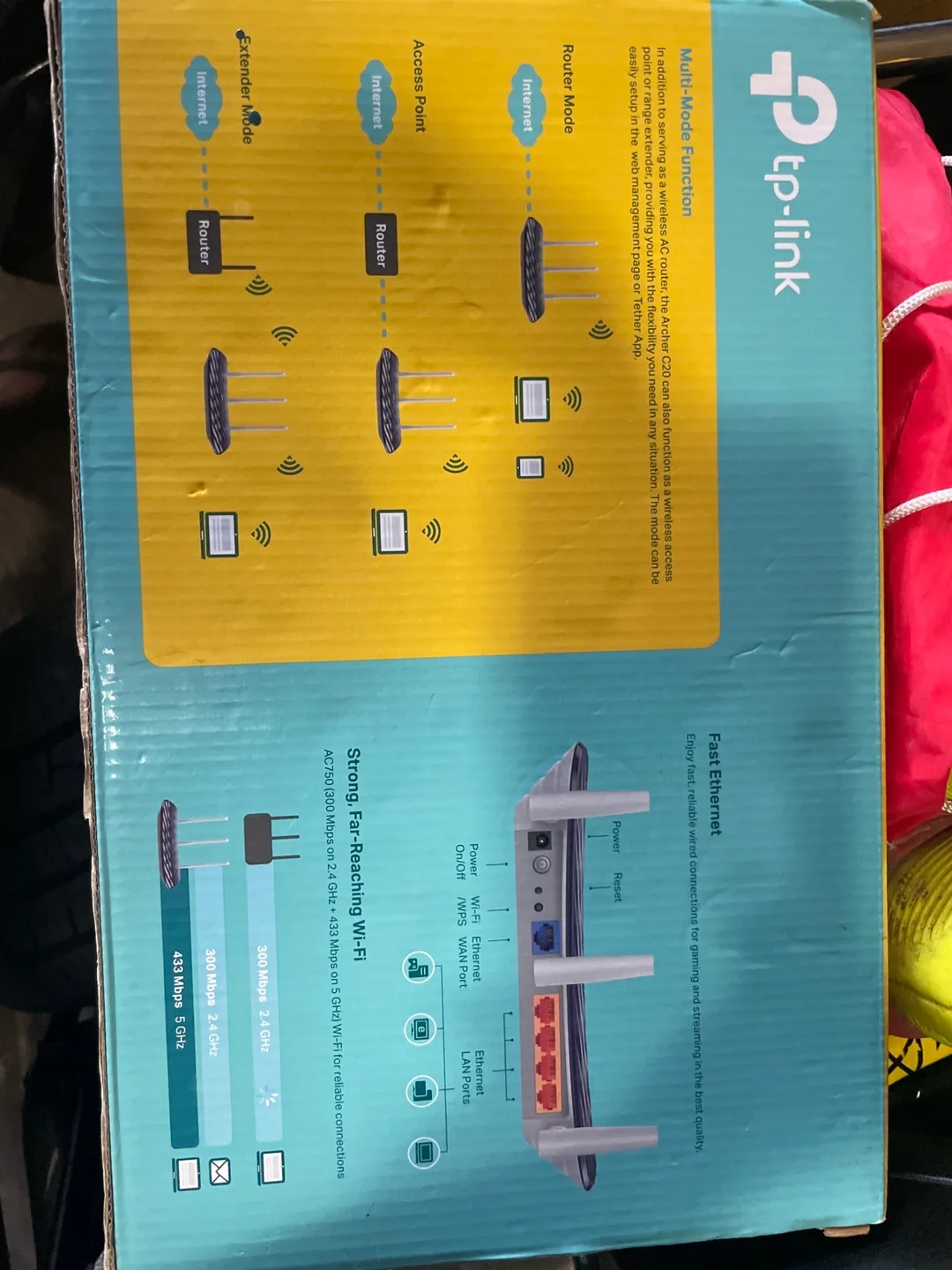 TP-Link AC750 Archer C20 Dual Band Wireless Router image indicator(2)