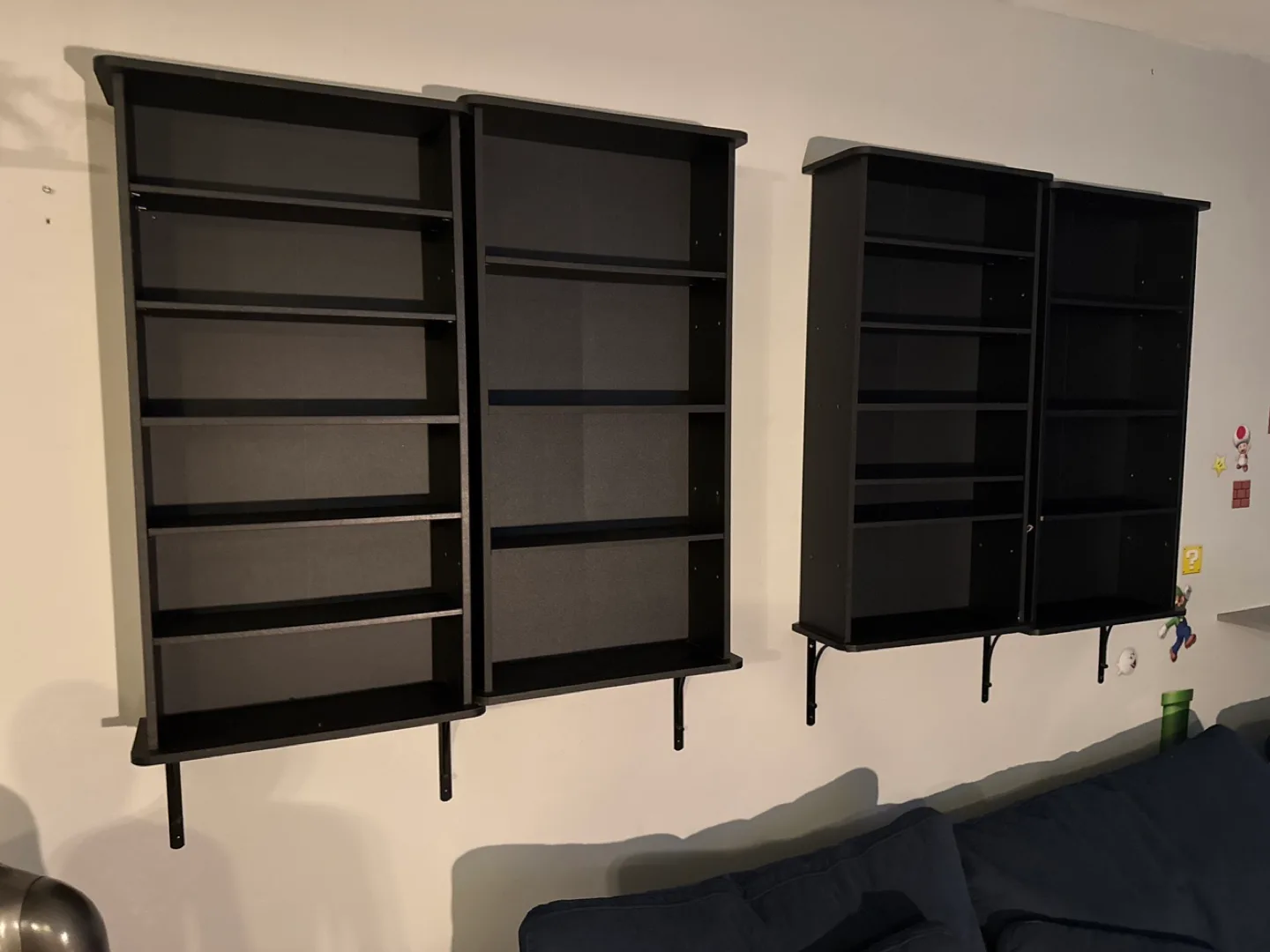Black Wall Mounted Shelves thumbnail