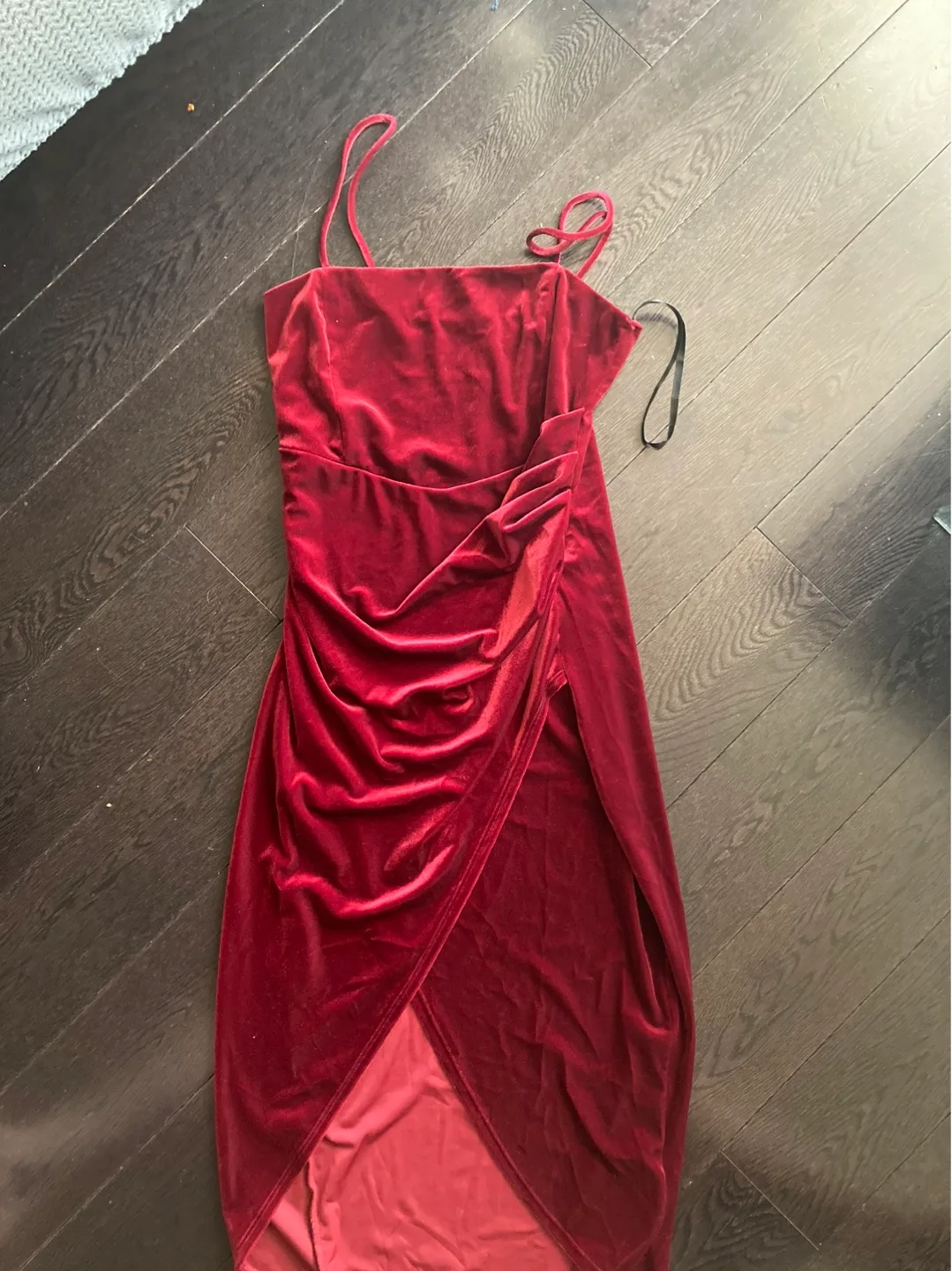 Windsor Red Velvet Dress thumbnail