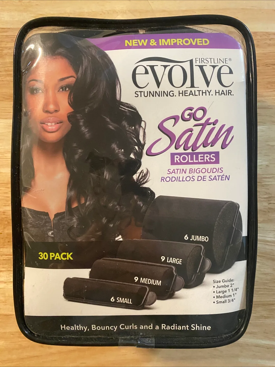 SATIN HAIR ROLLERS 30 PACK thumbnail