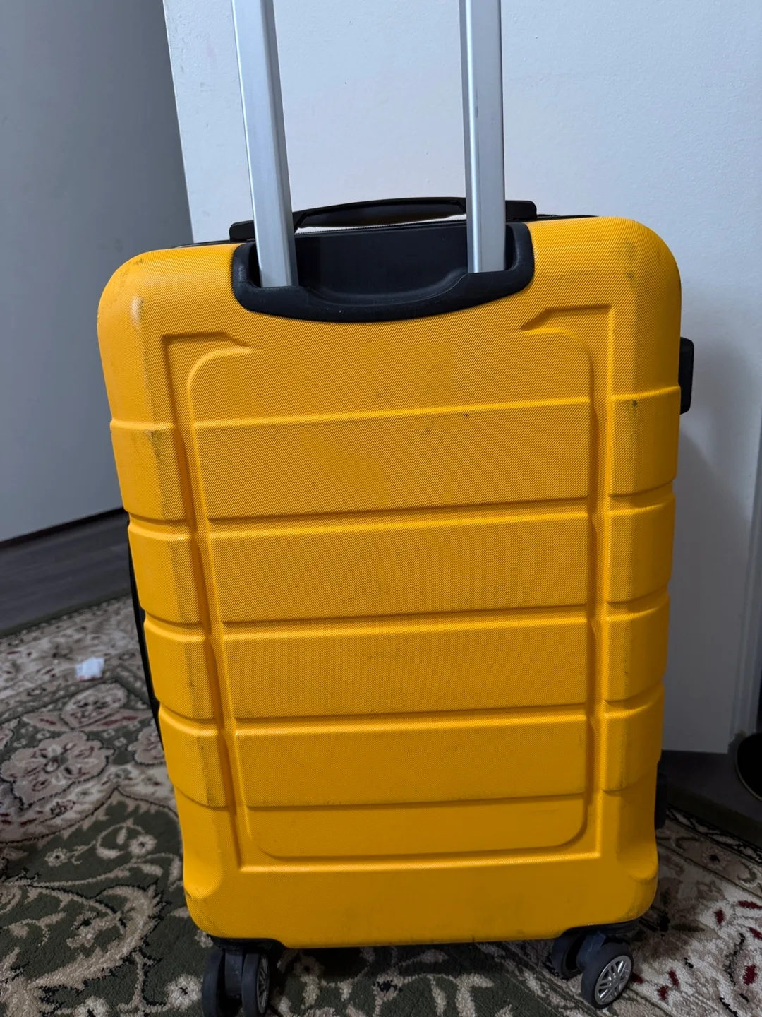 Showkoo Yellow Hardside Carry-On Suitcase image indicator(5)