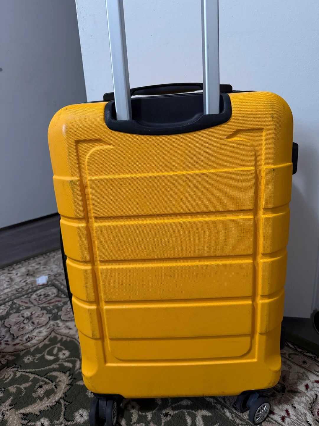 Showkoo Yellow Hardside Carry-On Suitcase image indicator(4)