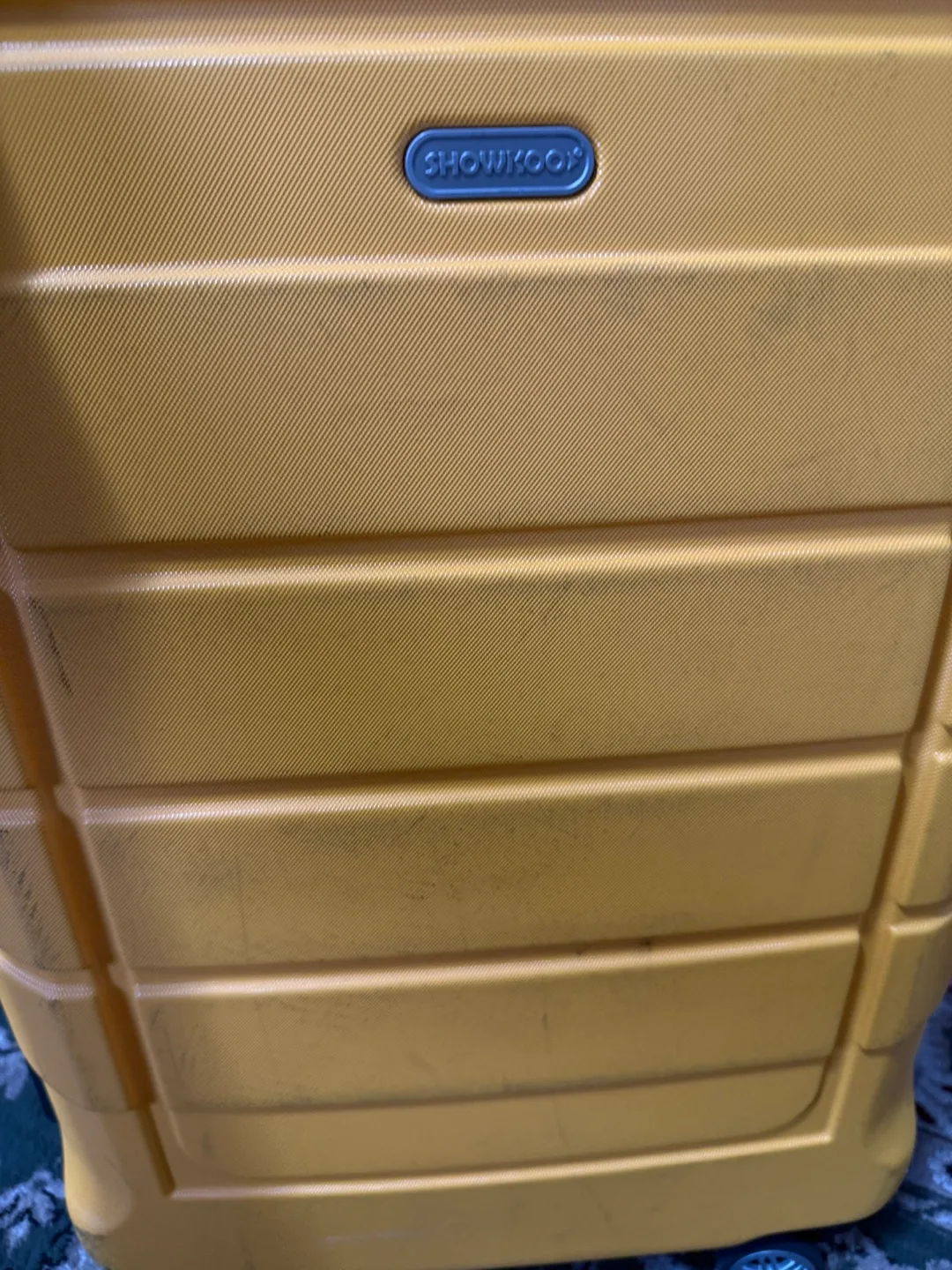 Showkoo Yellow Hardside Carry-On Suitcase image indicator(7)