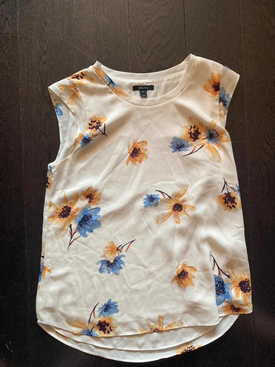 RW&CO Floral Print Top - Size S thumbnail