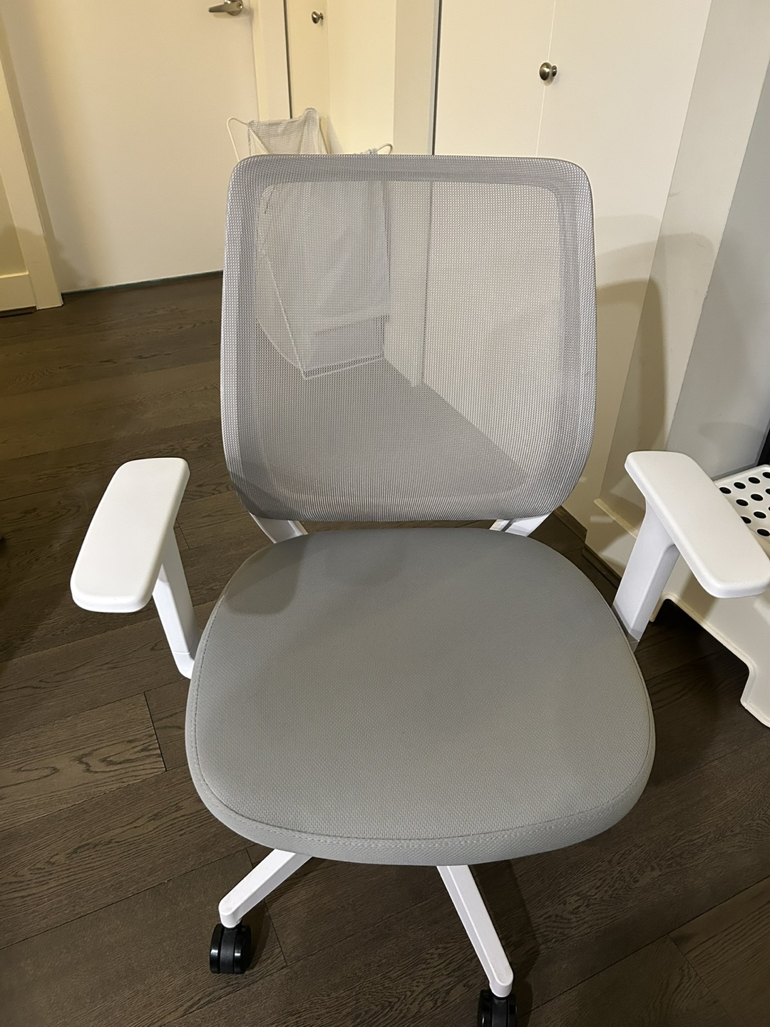 Union & Scale Essentials Mesh Back Fabric Task Chair - Grey
