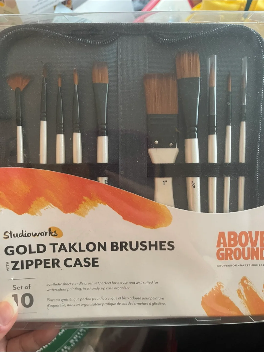 Paint Brush Set with Zipper Case image indicator(2)