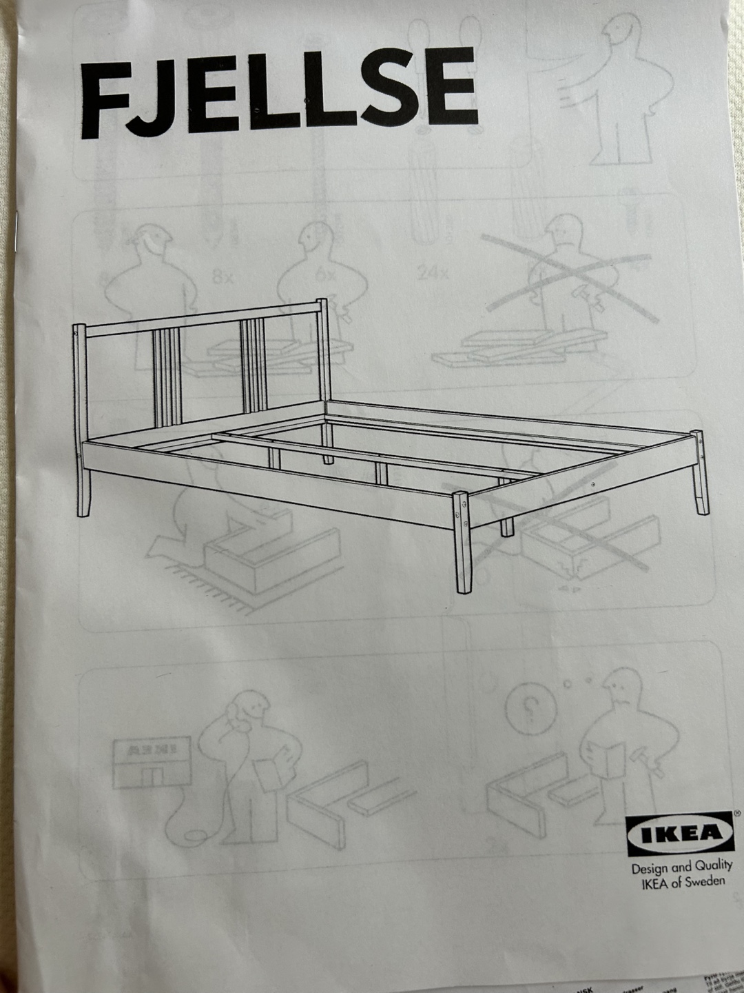 IKEA FJELLSE Bed Frame & Morgedal Mattress - photo 4