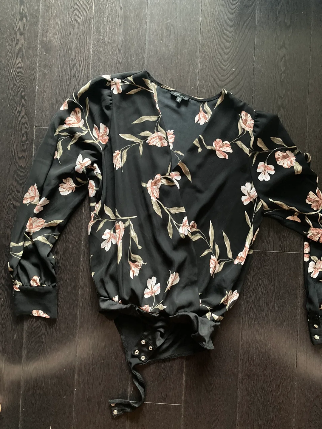 Dynamite Floral Bodysuit - Size Medium thumbnail