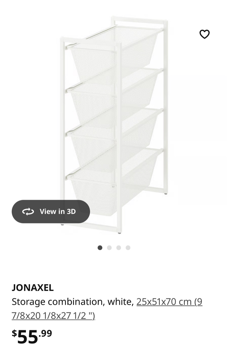 IKEA JONAXEL Storage Combination - White - photo 4
