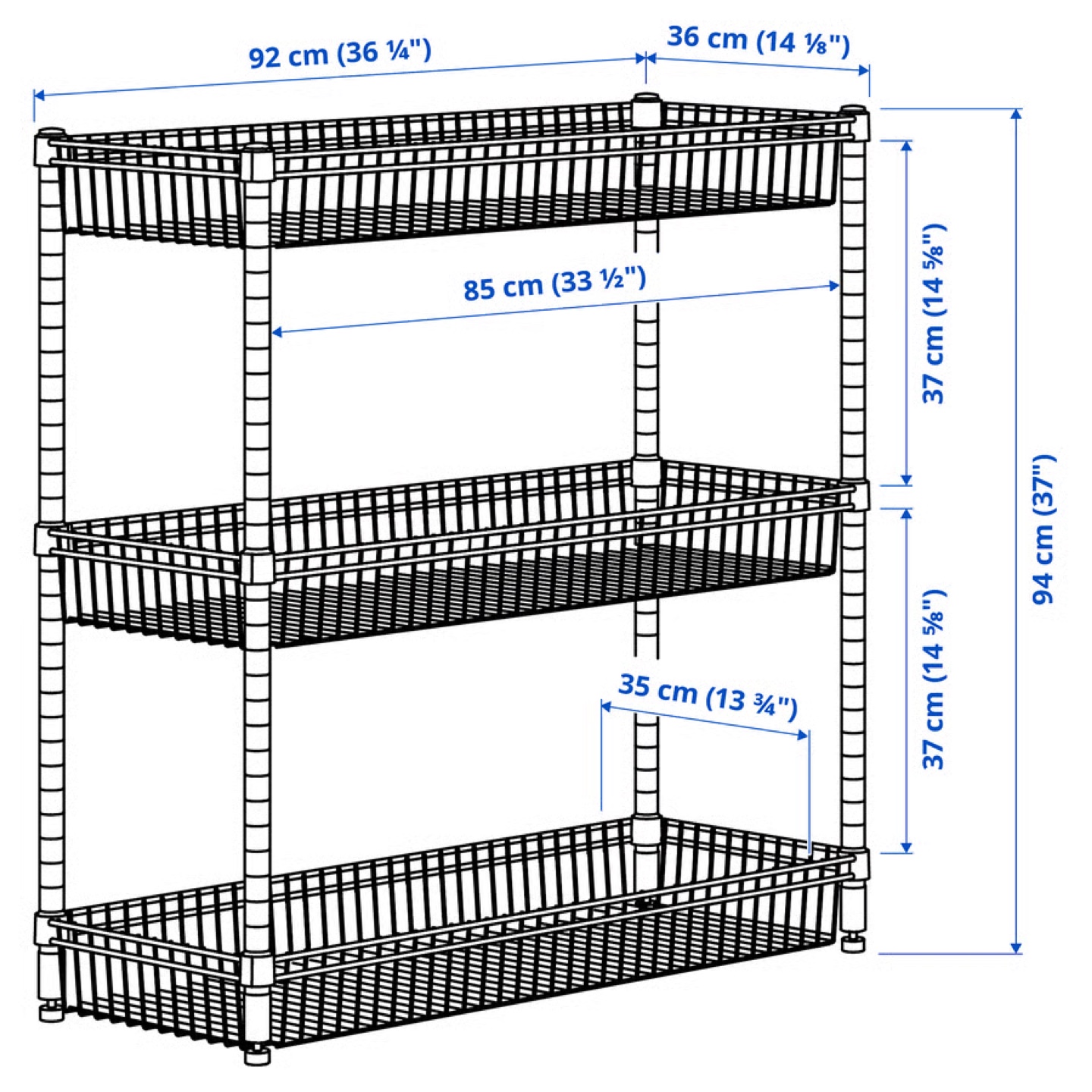 IKEA Omar Shelf Unit - photo 2