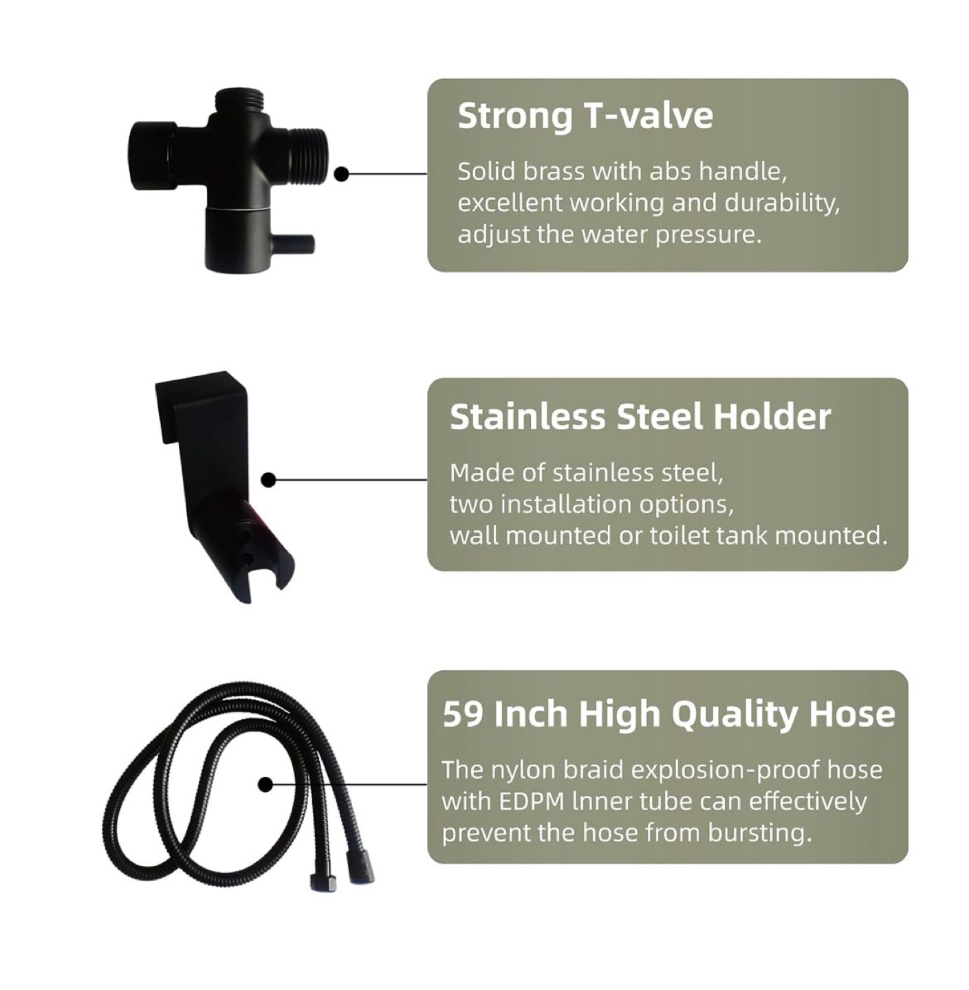 handheld bidet sprayer - photo 4