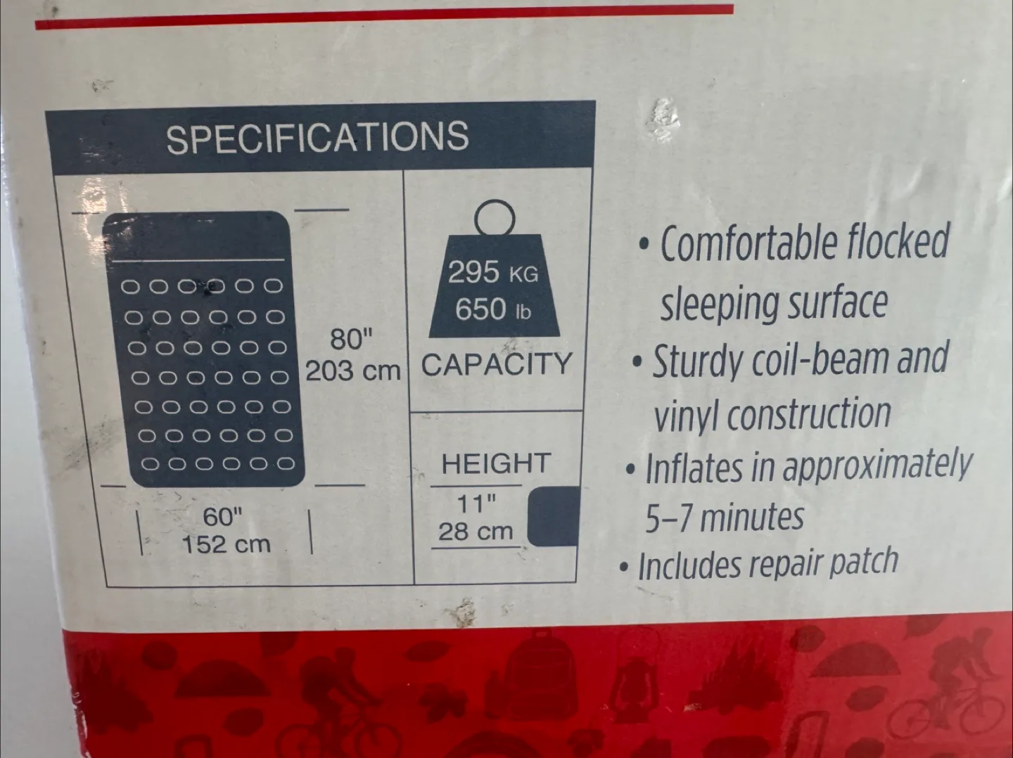 Outbound Queen Air Bed - Built-In Pump thumbnail