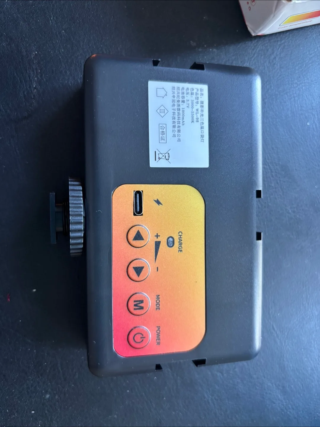 WL-98 Tricolor LED Video Light image indicator(3)