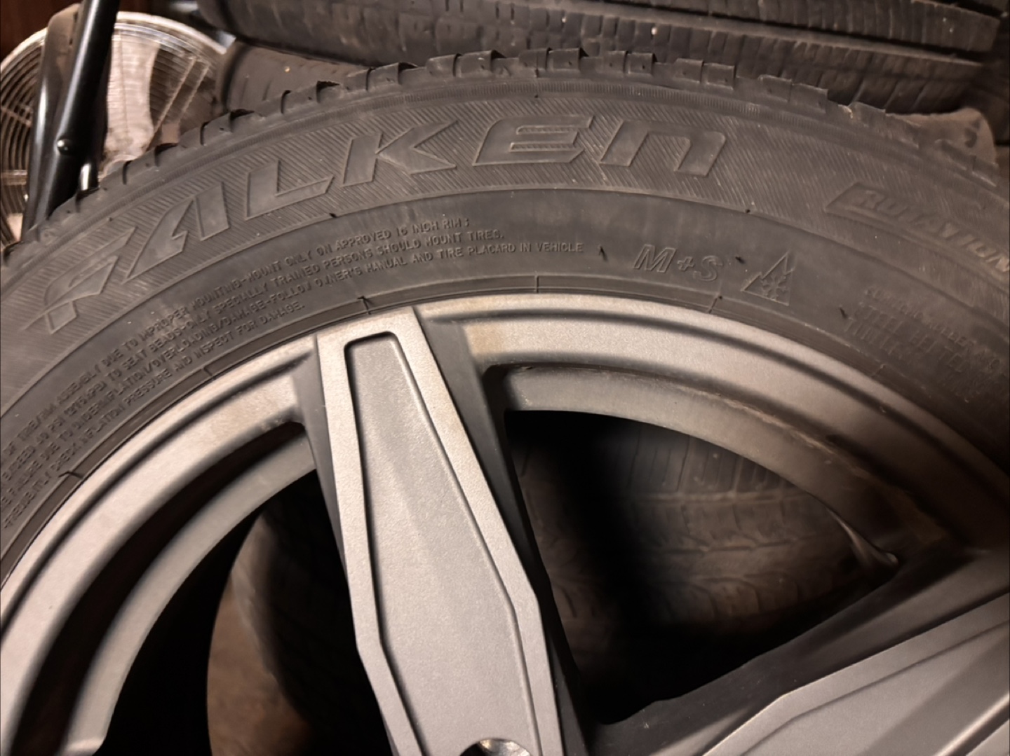 Falken Eurowinter HS449 Tires on Alloy Rims - photo 3