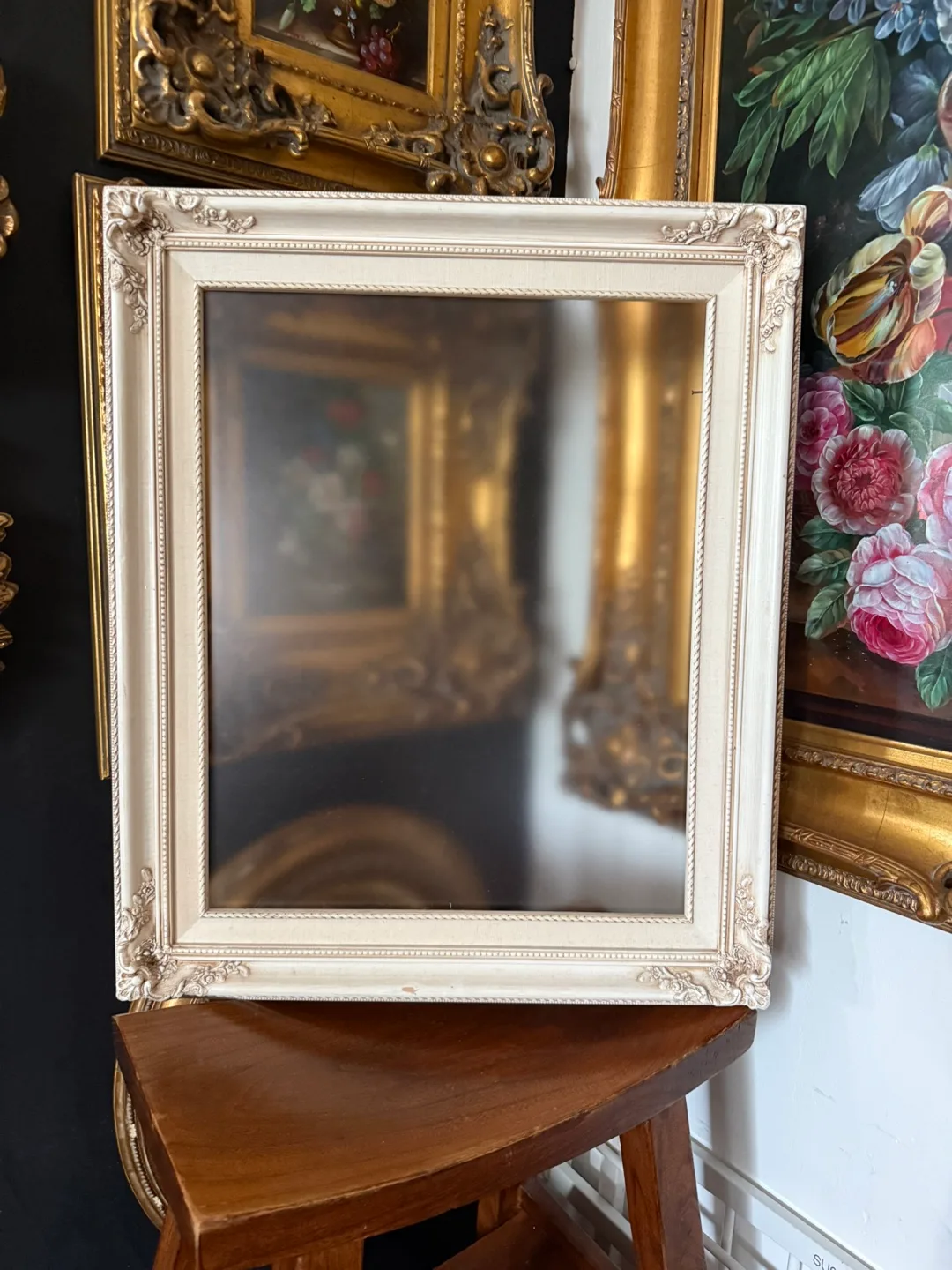 Ornate White Picture Frame thumbnail