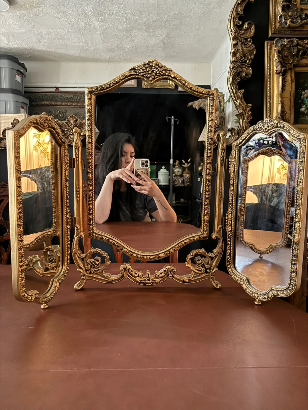 Vintage vanity Mirror thumbnail